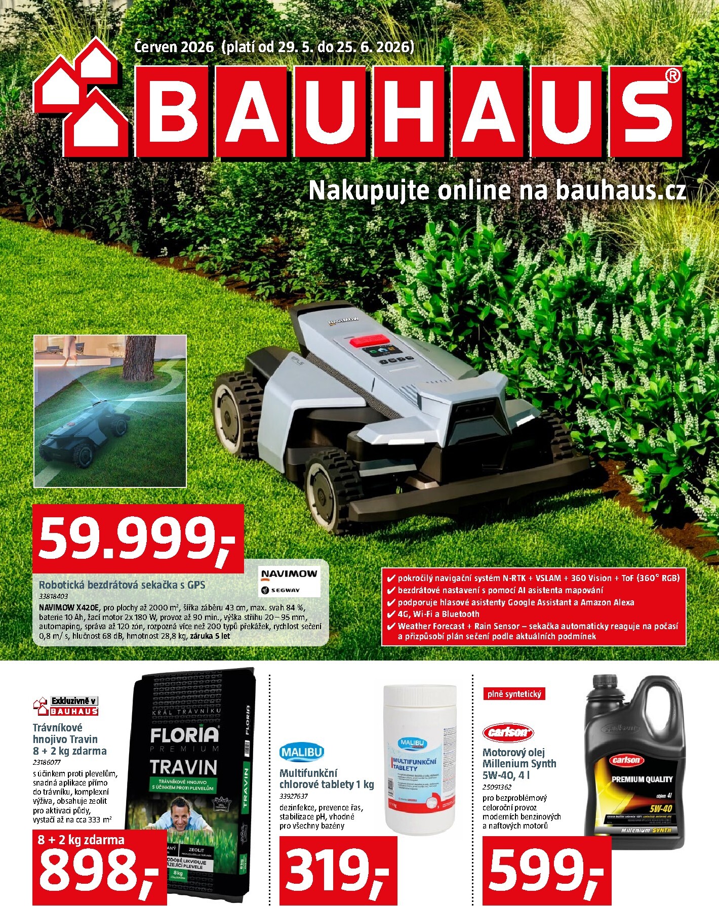 bauhaus - Aktuální Bauhaus leták platný od pátku 29.05.2026 do čtvrtka 25.06.2026 - page: 1