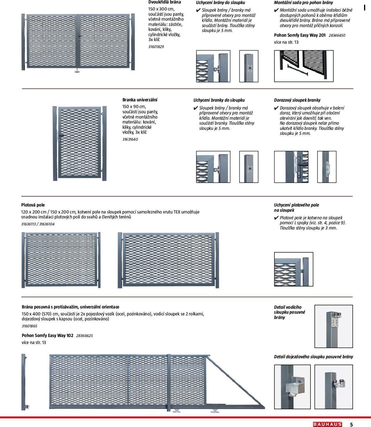 bauhaus - Bauhaus katalog Ploty a zahradní domky 24.09.2024 - 31.10.2024 - page: 5