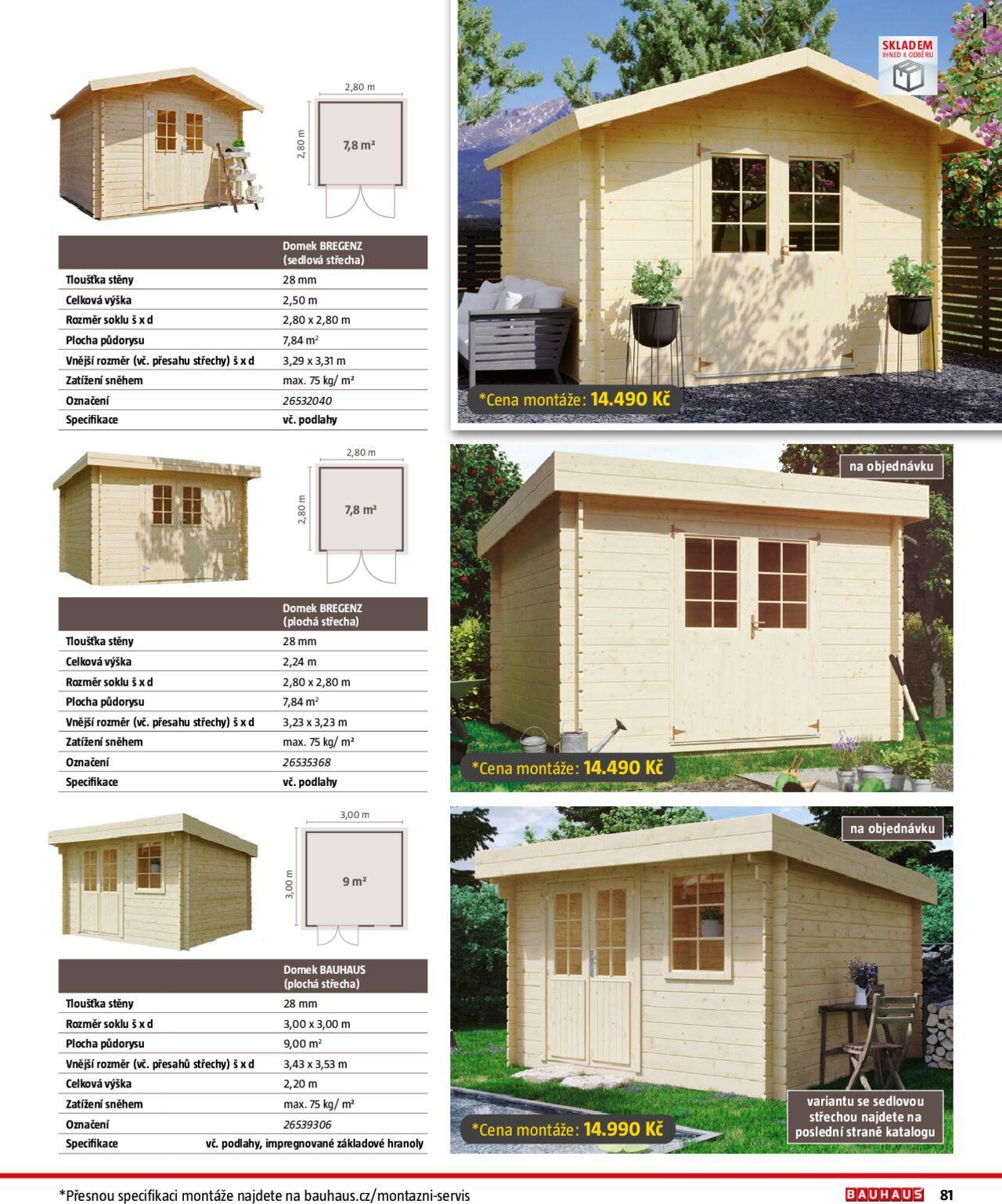 bauhaus - Bauhaus katalog Ploty a zahradní domky 24.09.2024 - 31.10.2024 - page: 81