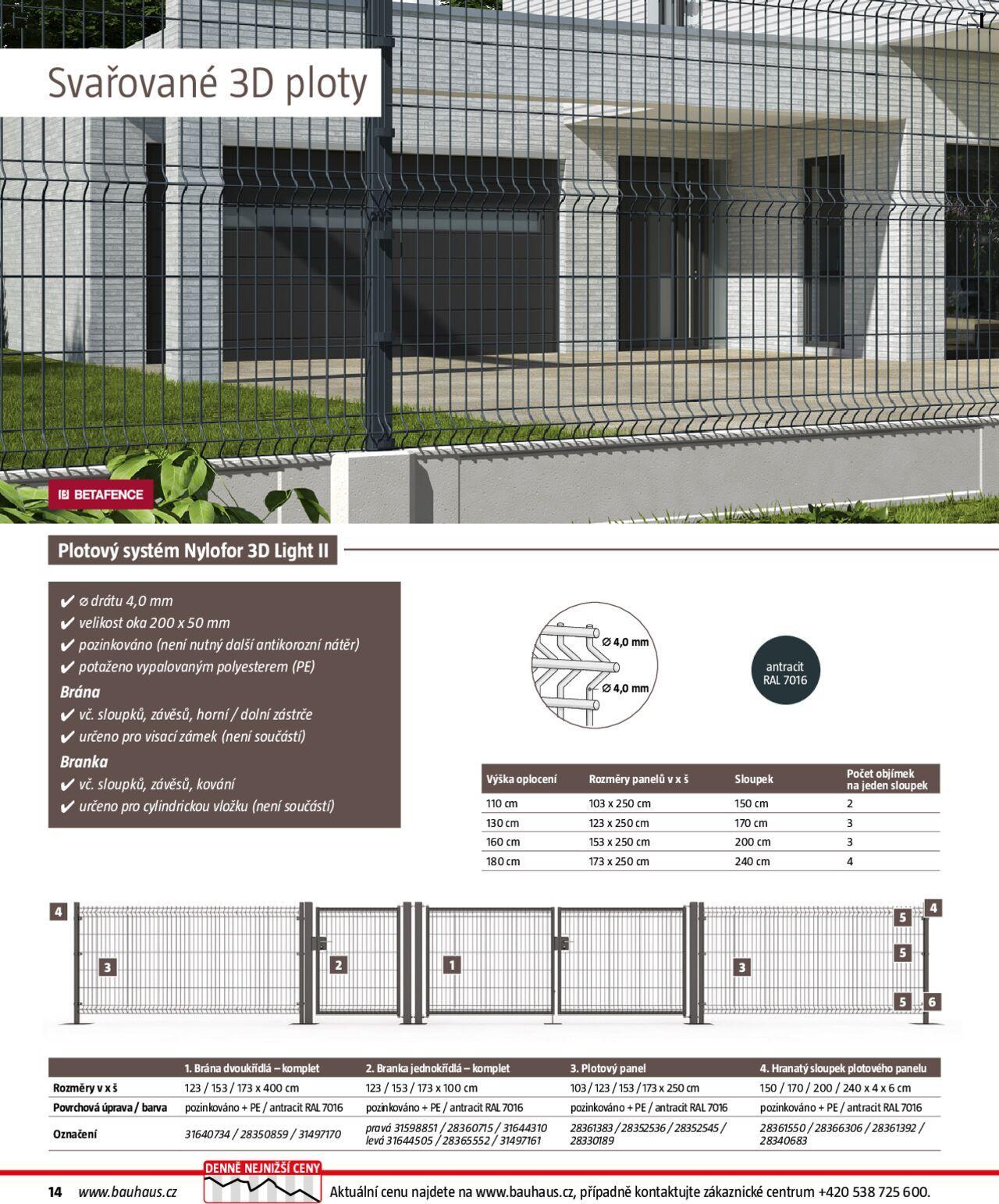 bauhaus - Bauhaus katalog Ploty a zahradní domky 24.09.2024 - 31.10.2024 - page: 14