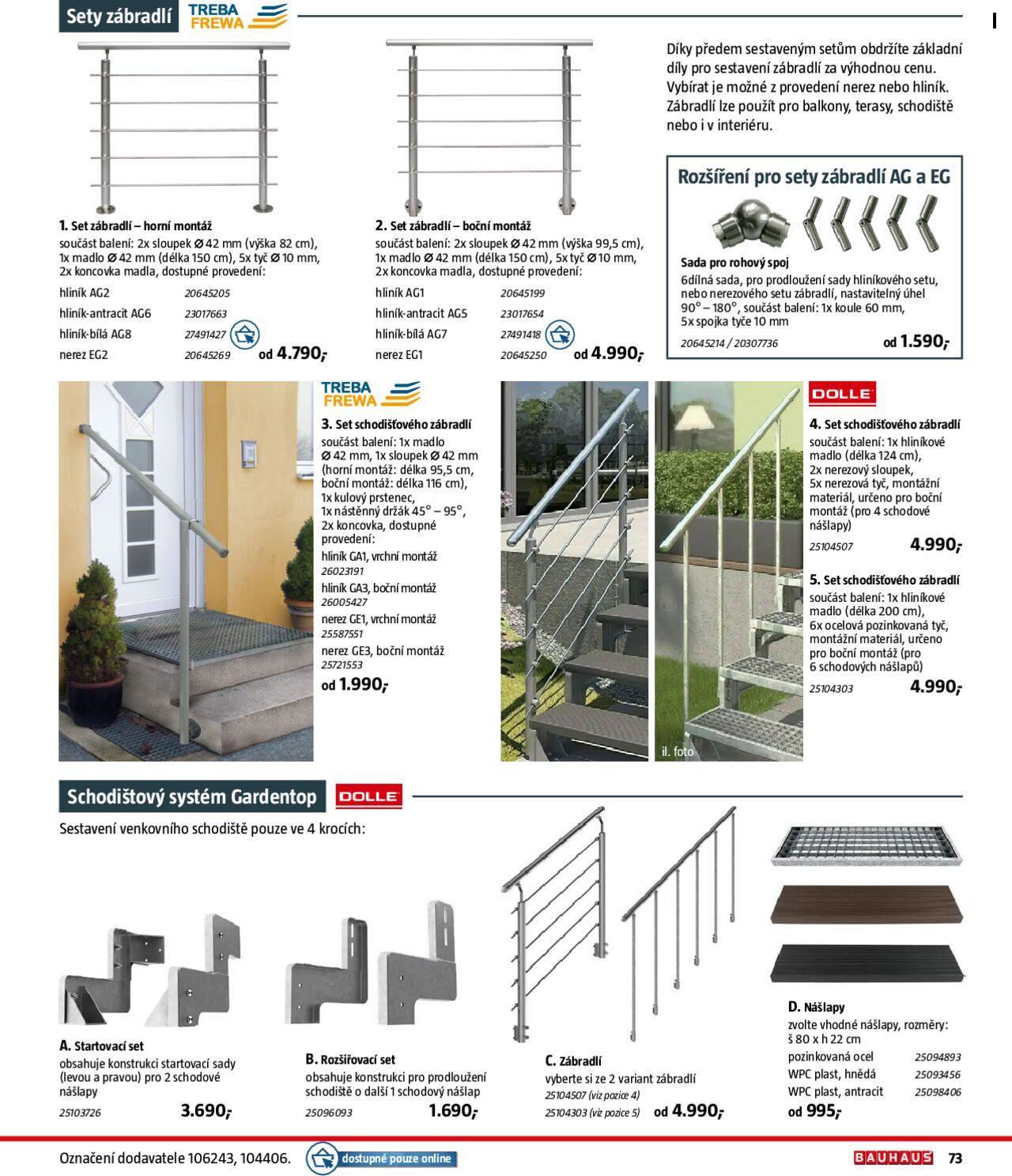 bauhaus - Bauhaus katalog Stavební prvky 24.09.2024 - 31.12.2024 - page: 73