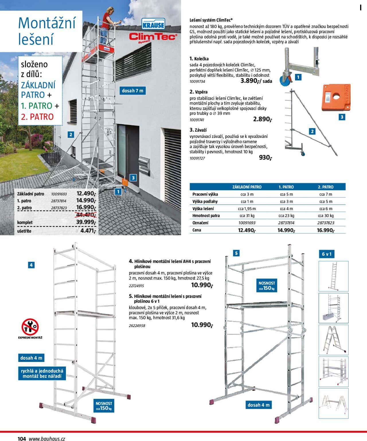 bauhaus - Bauhaus katalog Nářadí a dílna 24.09.2024 - 28.02.2025 - page: 104