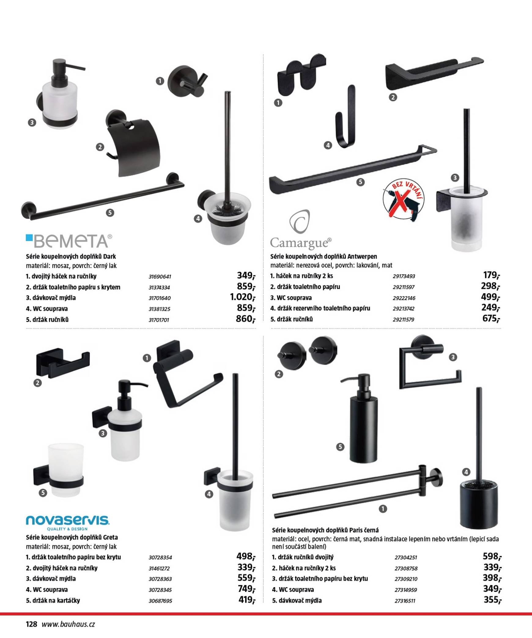 bauhaus - Leták Bauhaus - Katalog Sanita od 29.10. do 31.03. - page: 128