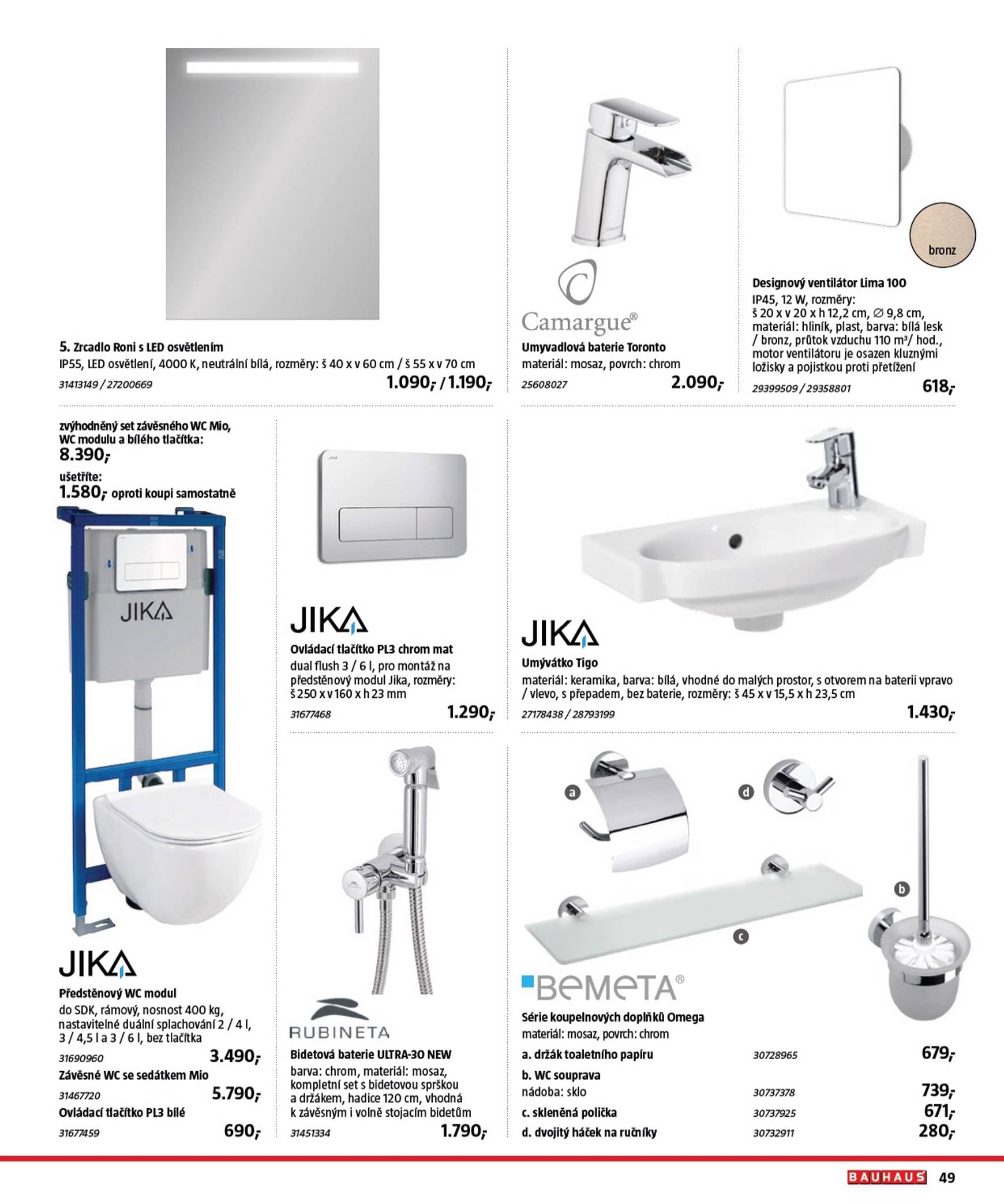 bauhaus - Leták Bauhaus - Katalog Sanita od 29.10. do 31.03. - page: 49