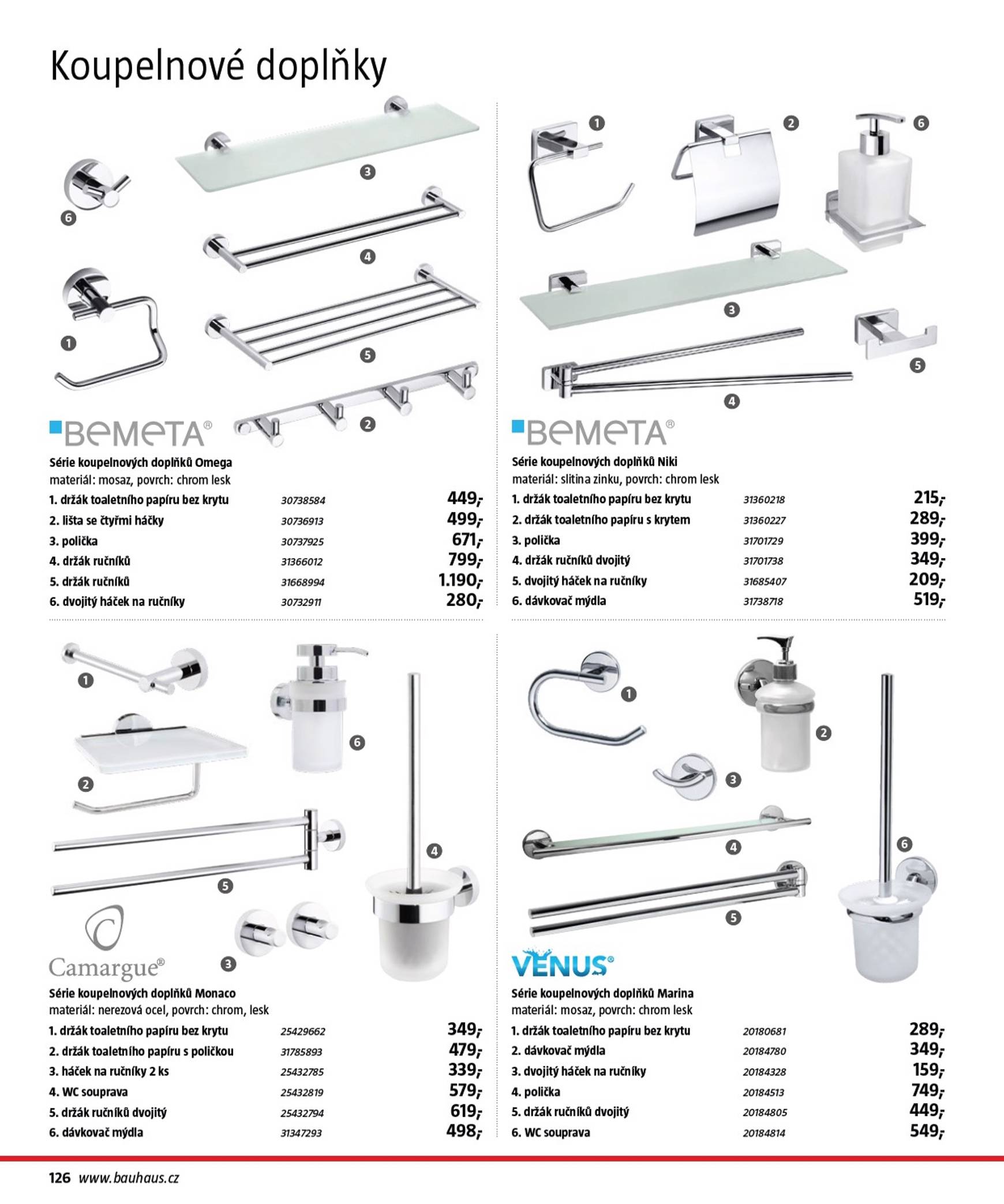 bauhaus - Leták Bauhaus - Katalog Sanita od 29.10. do 31.03. - page: 126