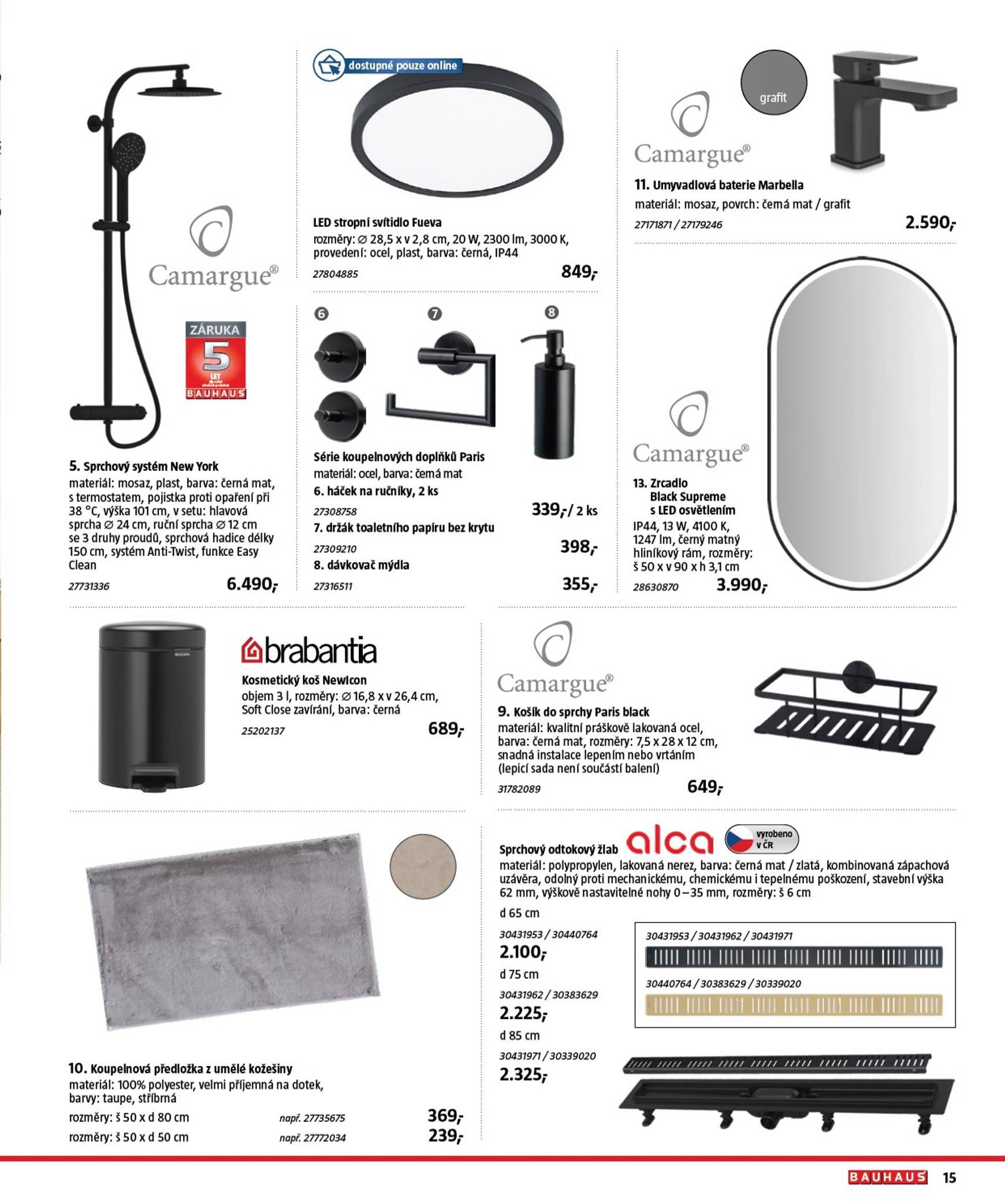 bauhaus - Leták Bauhaus - Katalog Sanita od 29.10. do 31.03. - page: 15