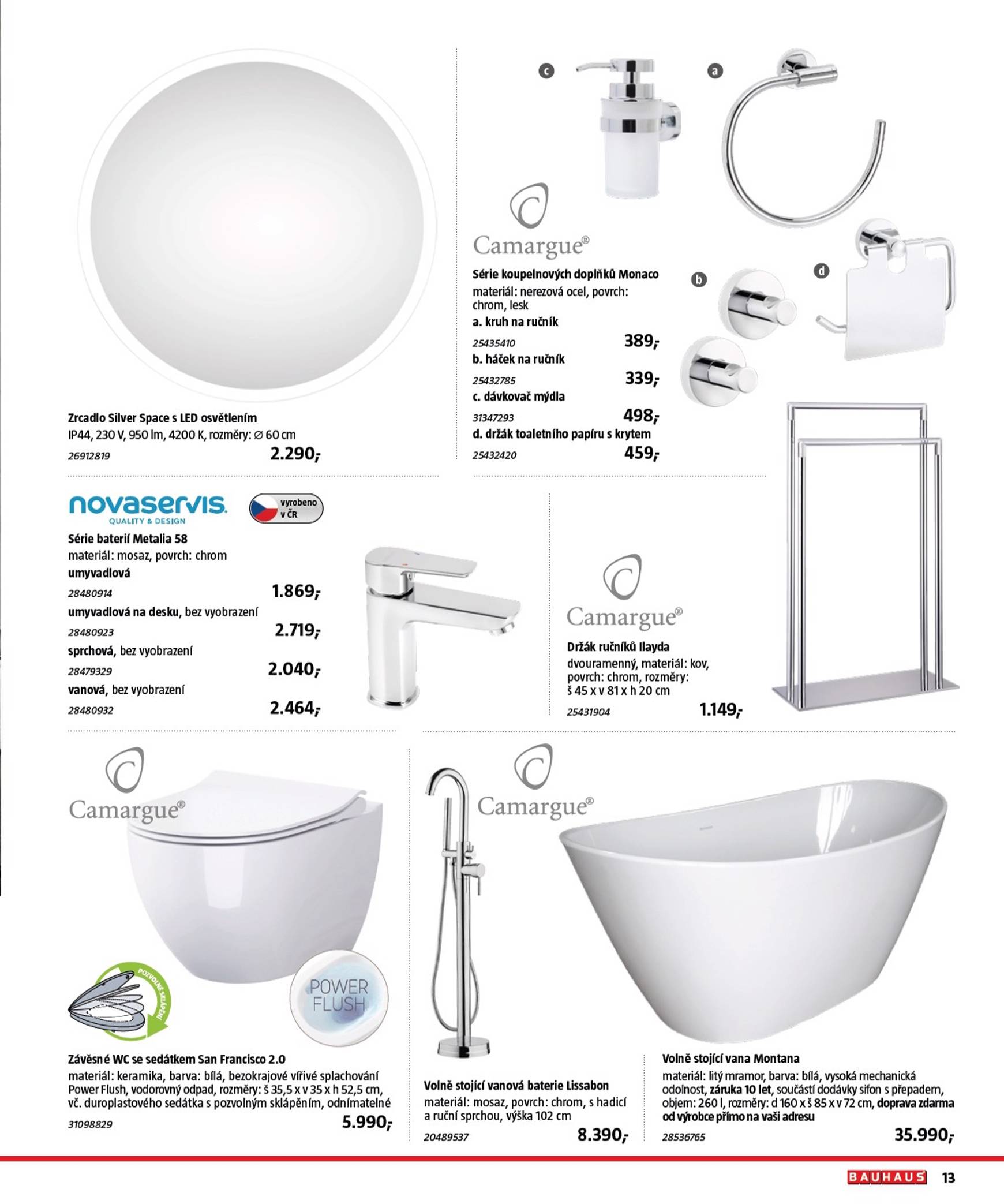 bauhaus - Leták Bauhaus - Katalog Sanita od 29.10. do 31.03. - page: 13