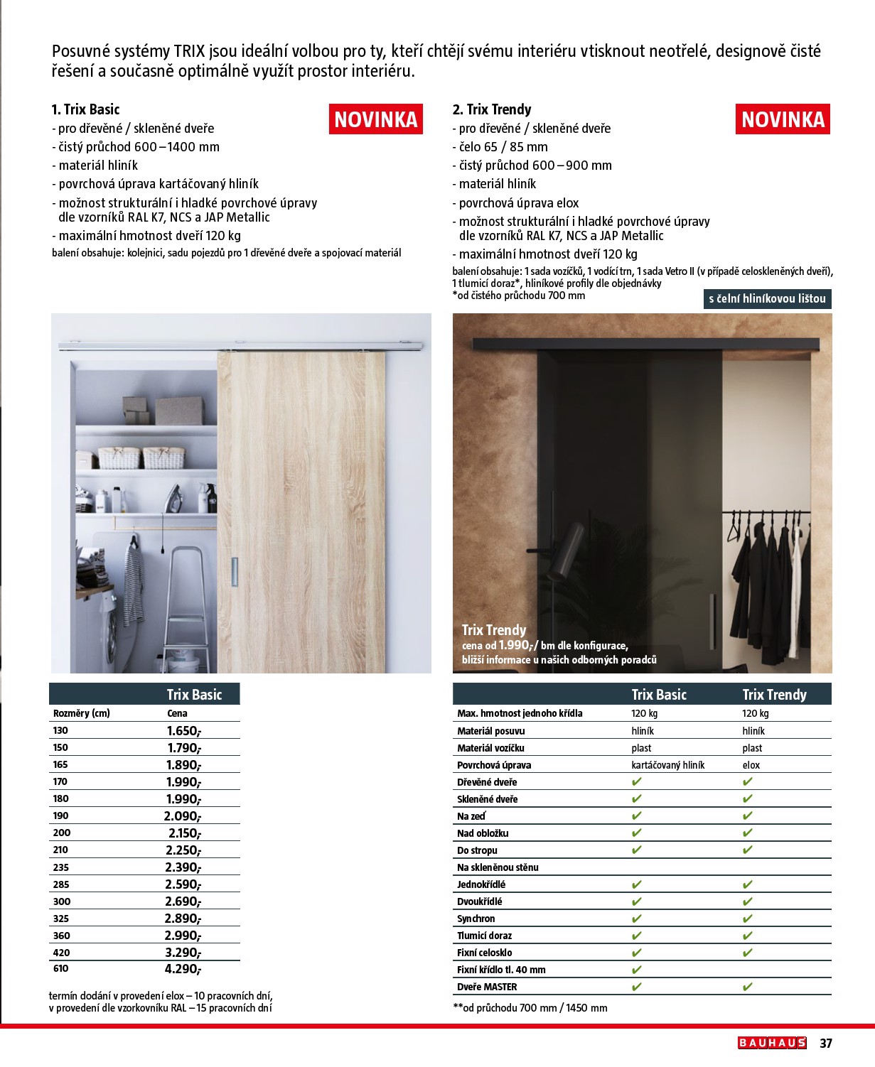 bauhaus - Leták Bauhaus - Katalog Stavební elementy od 19.08. do 31.12. - page: 37