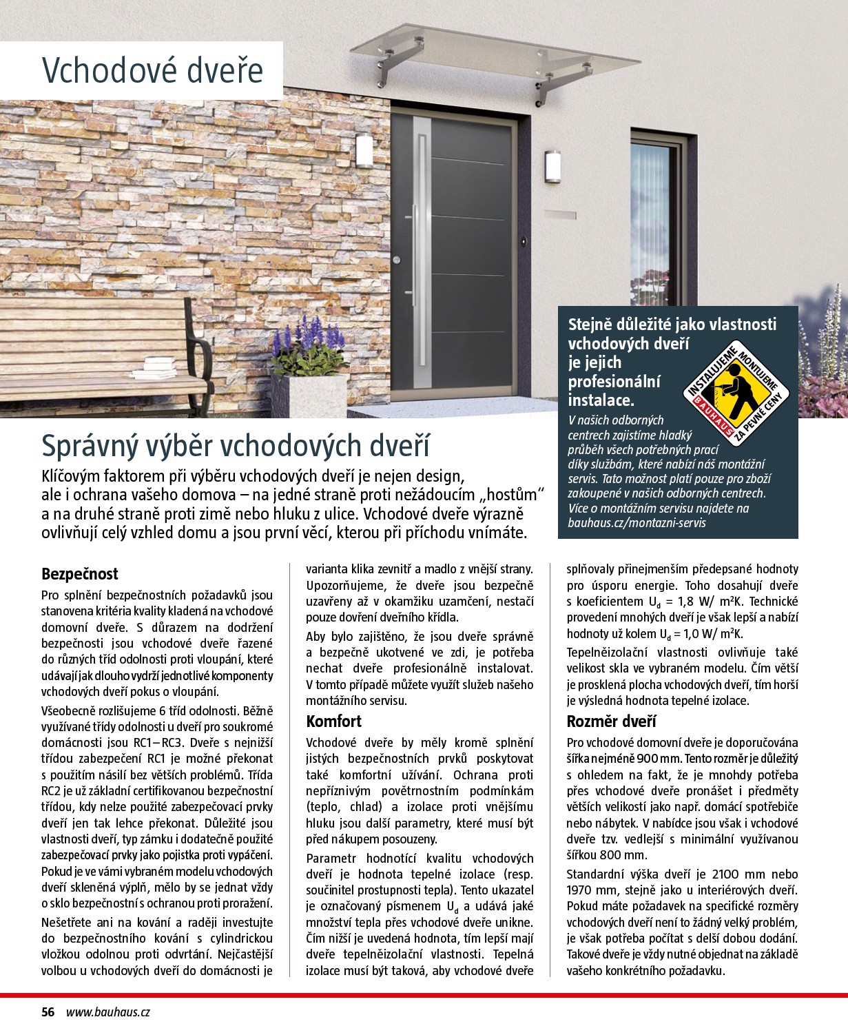 bauhaus - Leták Bauhaus - Katalog Stavební elementy od 19.08. do 31.12. - page: 56