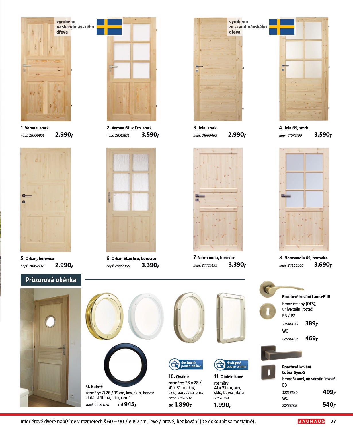 bauhaus - Leták Bauhaus - Katalog Stavební elementy od 19.08. do 31.12. - page: 27