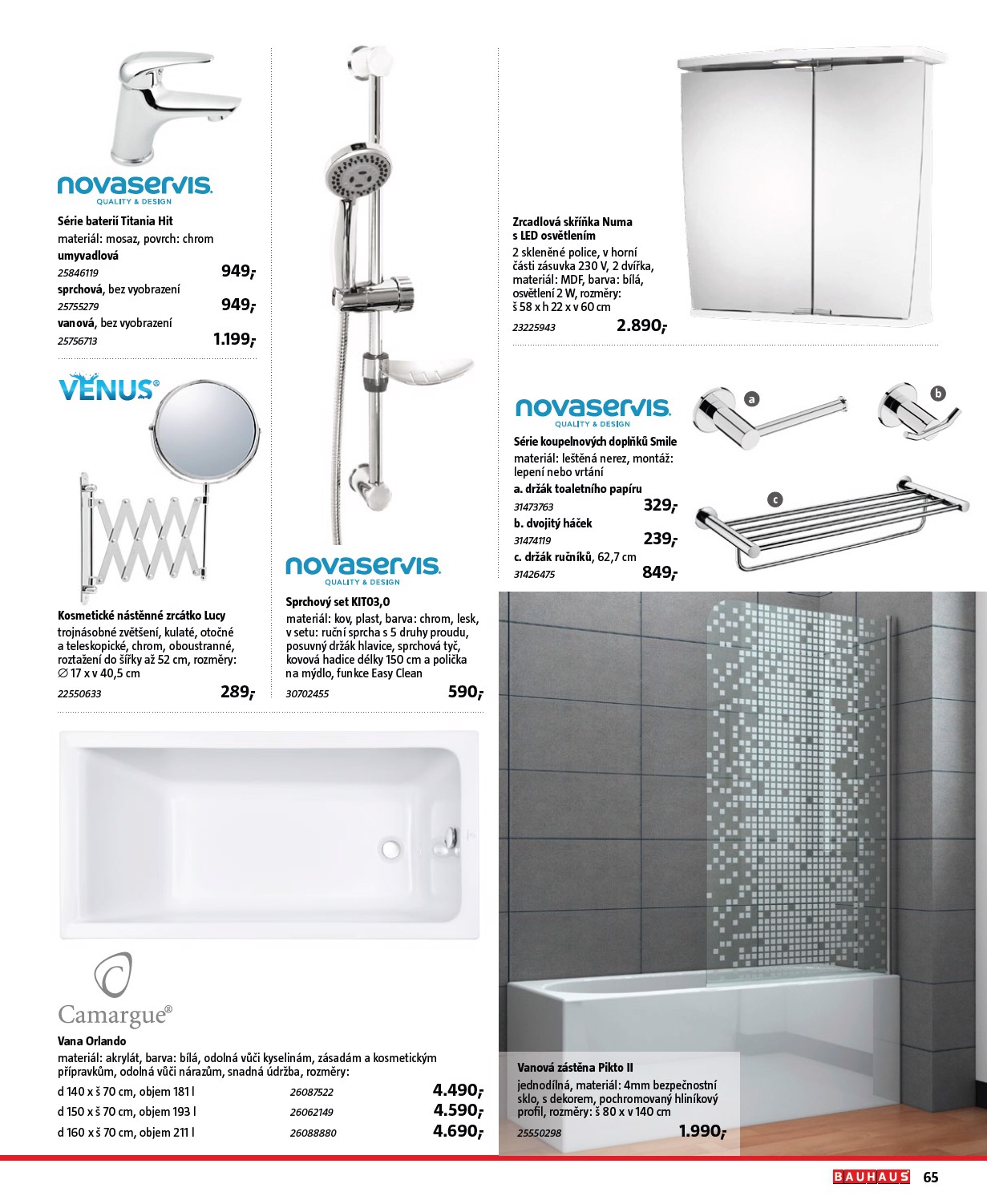 bauhaus - Aktuální leták Bauhaus - Katalog Sanita od 28.10. do 31.03. - page: 65 bauhaus - Aktuální leták Bauhaus - Katalog Sanita od 28.10. do 31.03. - page: 65