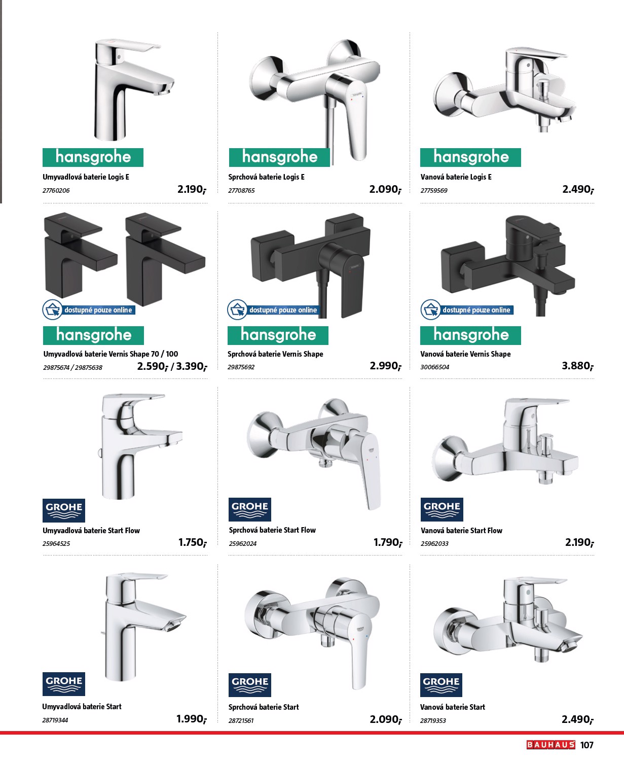 bauhaus - Aktuální leták Bauhaus - Katalog Sanita od 28.10. do 31.03. - page: 107 bauhaus - Aktuální leták Bauhaus - Katalog Sanita od 28.10. do 31.03. - page: 107