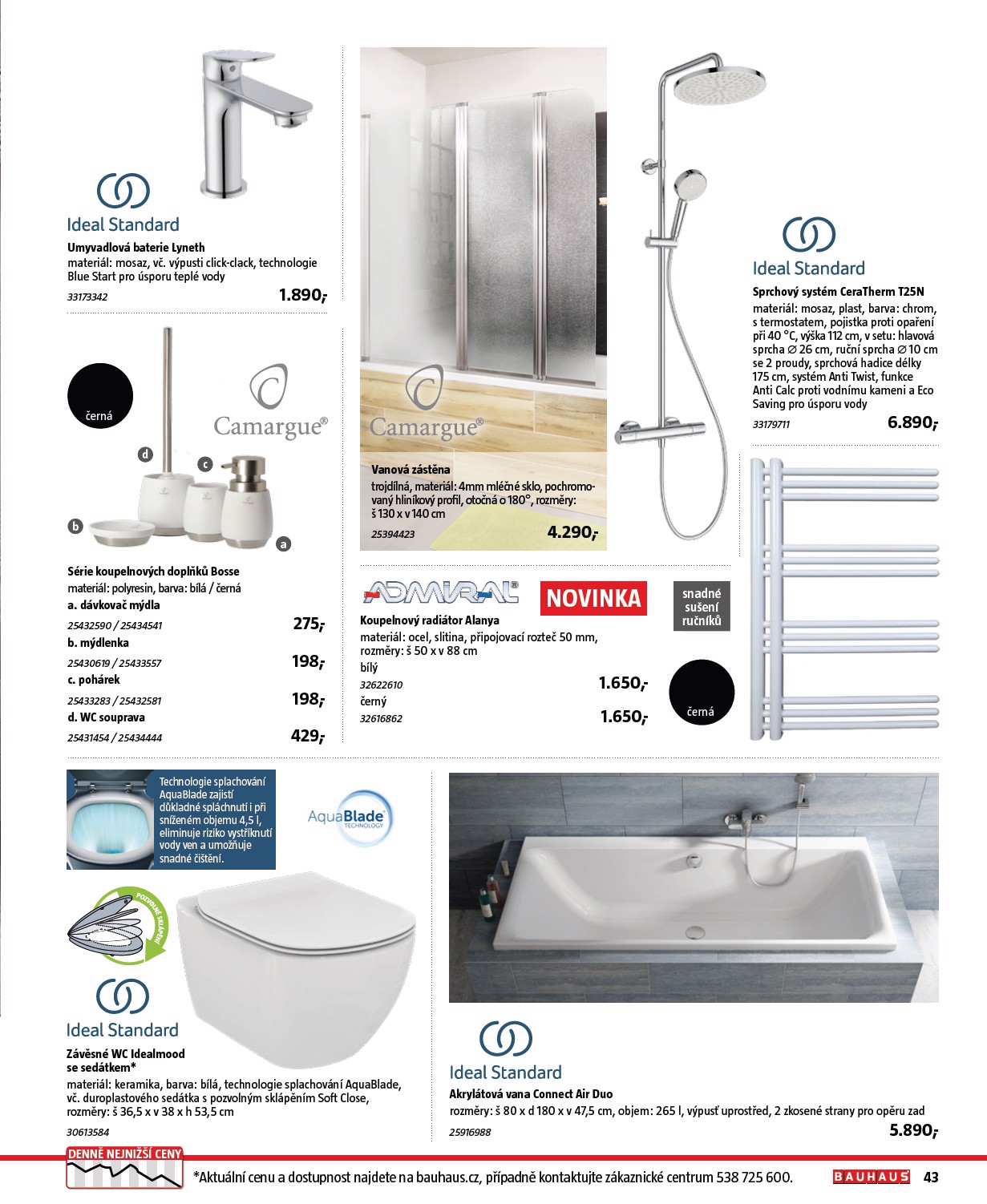 bauhaus - Aktuální leták Bauhaus - Katalog Sanita od 28.10. do 31.03. - page: 43 bauhaus - Aktuální leták Bauhaus - Katalog Sanita od 28.10. do 31.03. - page: 43