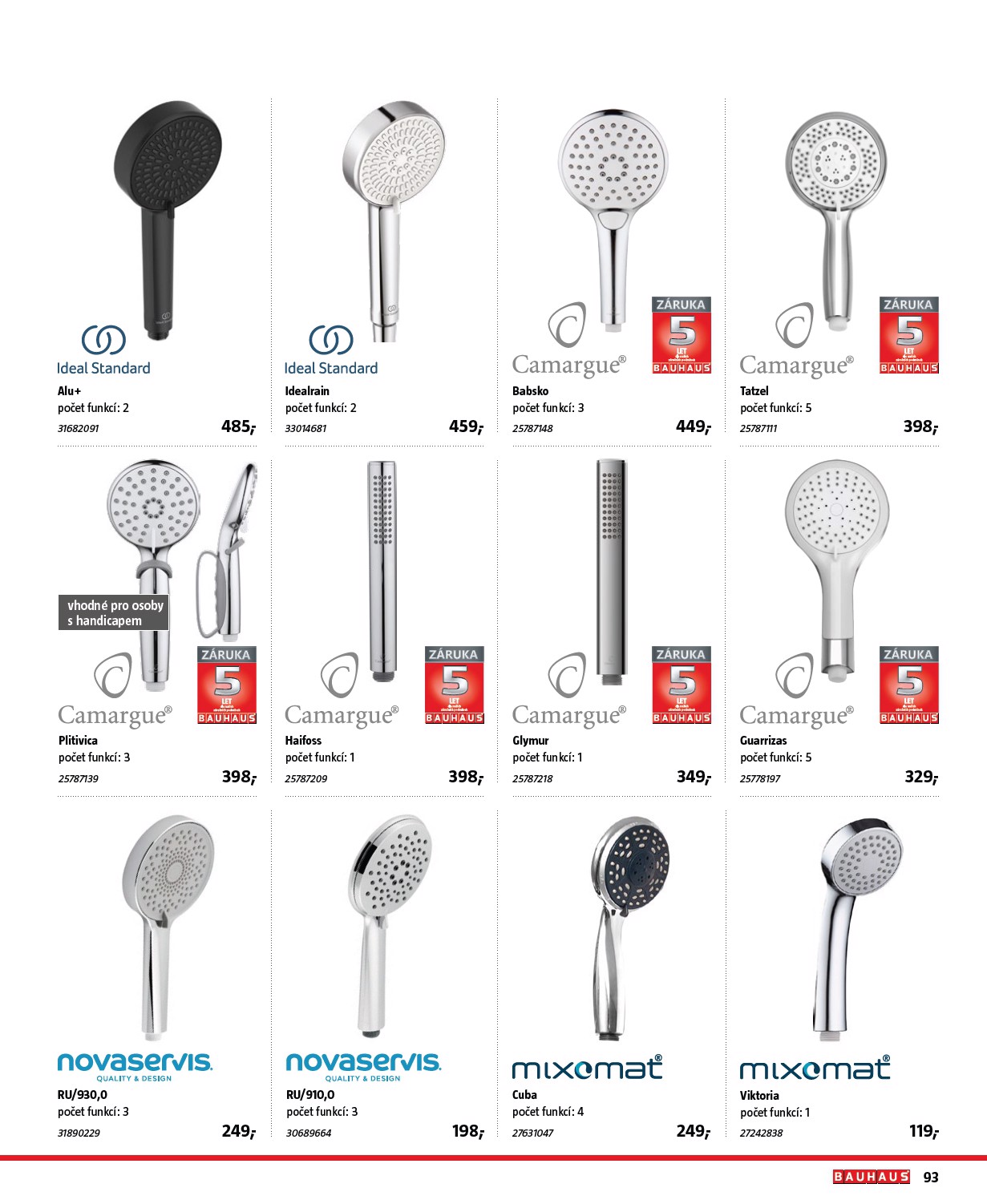 bauhaus - Aktuální leták Bauhaus - Katalog Sanita od 28.10. do 31.03. - page: 93 bauhaus - Aktuální leták Bauhaus - Katalog Sanita od 28.10. do 31.03. - page: 93