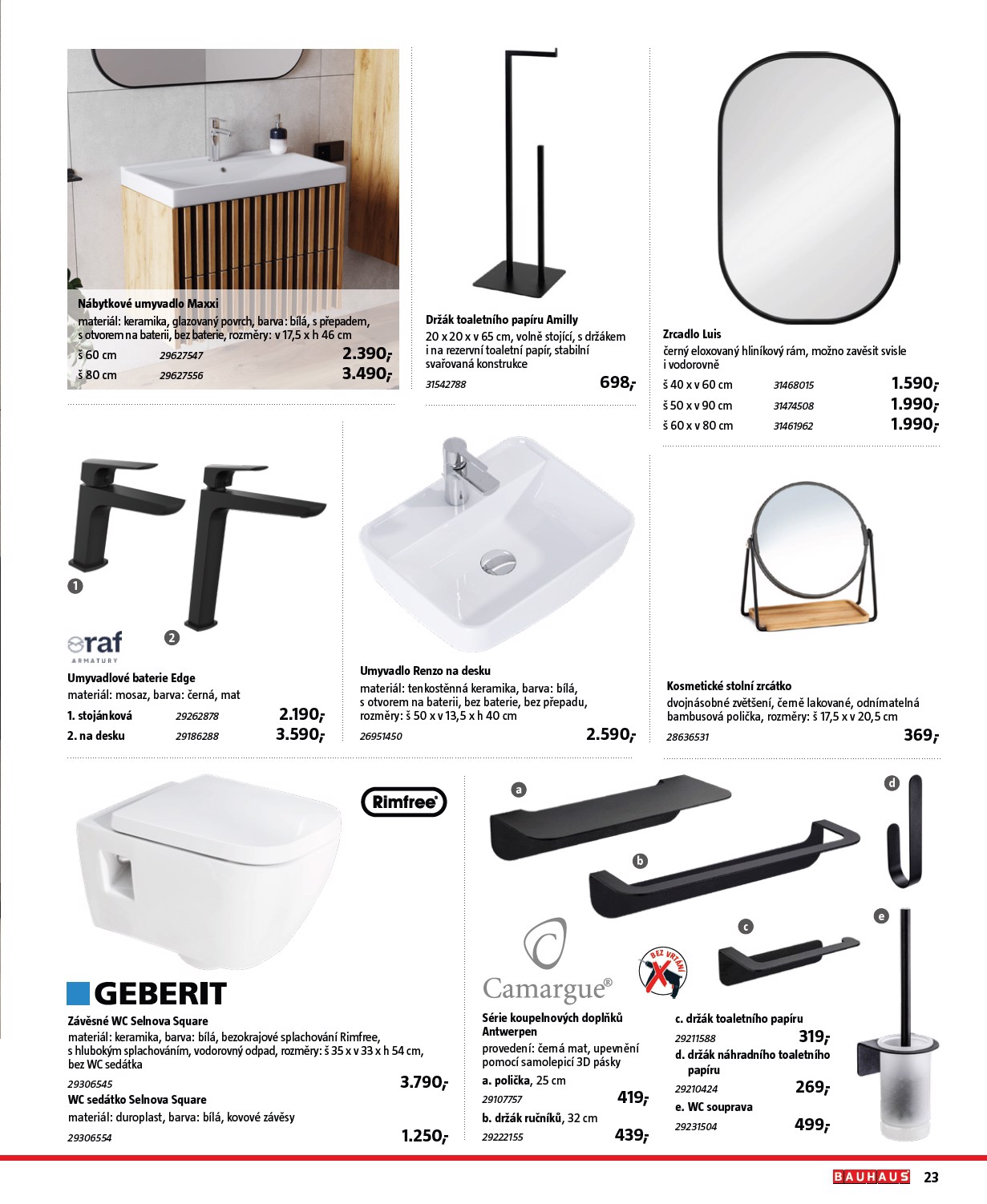 bauhaus - Aktuální leták Bauhaus - Katalog Sanita od 28.10. do 31.03. - page: 23 bauhaus - Aktuální leták Bauhaus - Katalog Sanita od 28.10. do 31.03. - page: 23