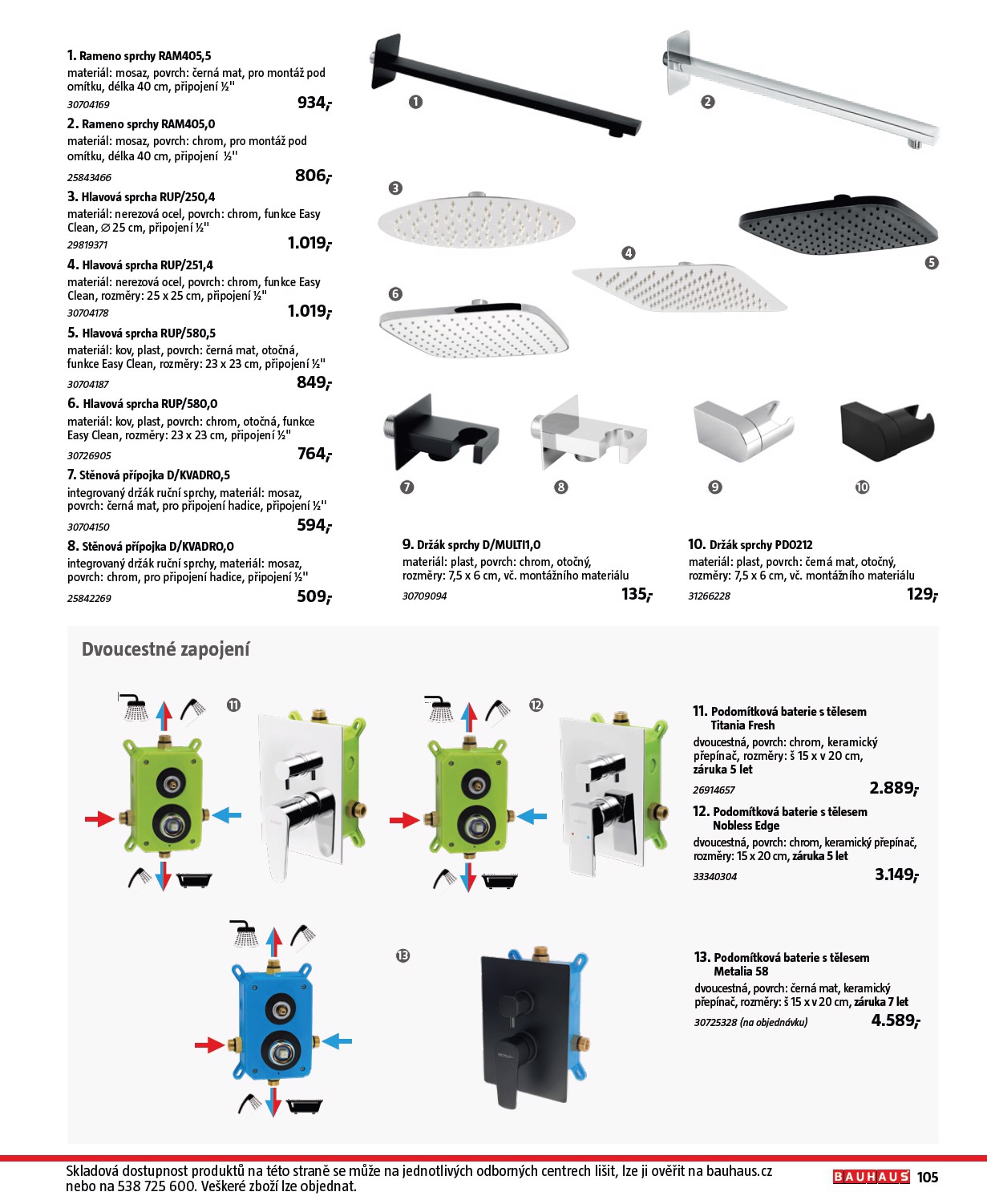 bauhaus - Aktuální leták Bauhaus - Katalog Sanita od 28.10. do 31.03. - page: 105 bauhaus - Aktuální leták Bauhaus - Katalog Sanita od 28.10. do 31.03. - page: 105