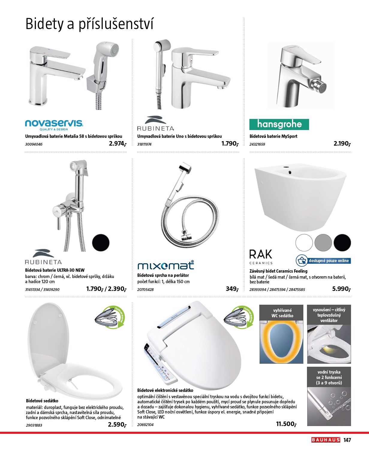 bauhaus - Aktuální leták Bauhaus - Katalog Sanita od 28.10. do 31.03. - page: 147 bauhaus - Aktuální leták Bauhaus - Katalog Sanita od 28.10. do 31.03. - page: 147