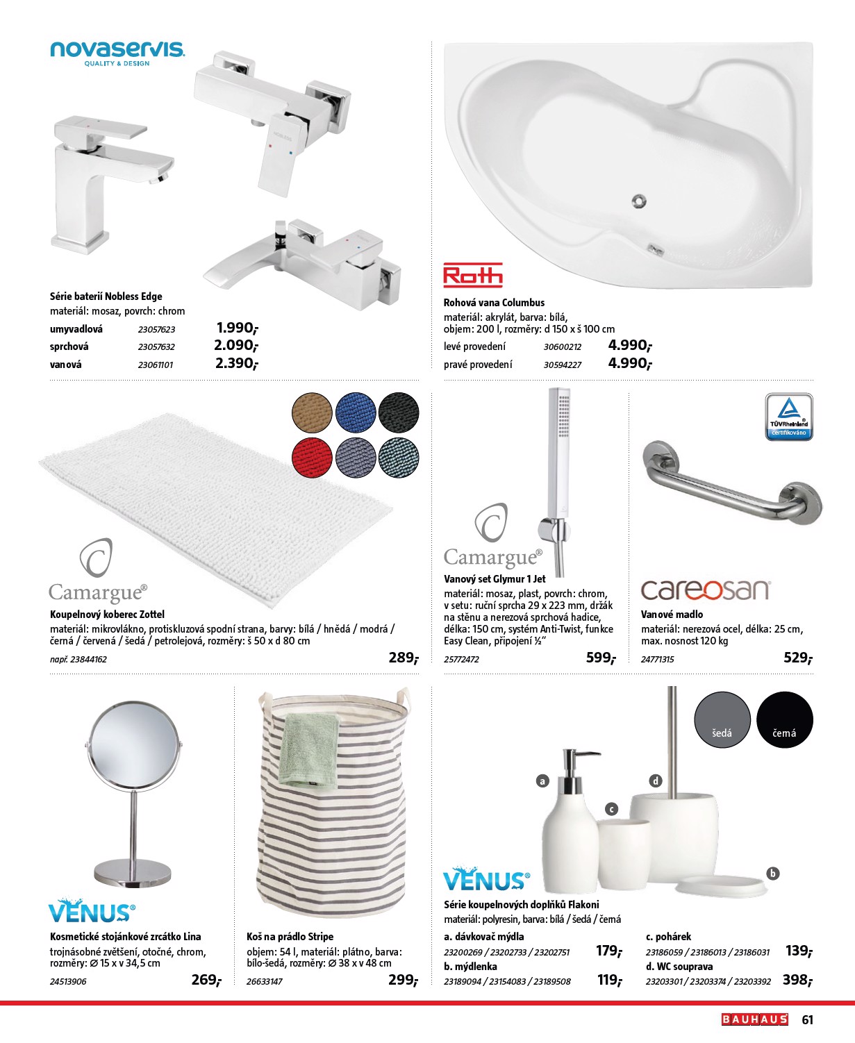 bauhaus - Aktuální leták Bauhaus - Katalog Sanita od 28.10. do 31.03. - page: 61 bauhaus - Aktuální leták Bauhaus - Katalog Sanita od 28.10. do 31.03. - page: 61