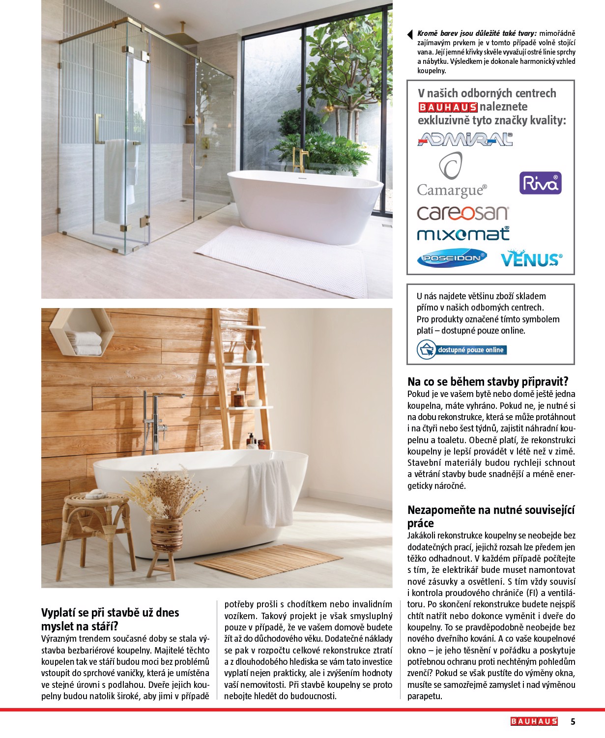 bauhaus - Aktuální leták Bauhaus - Katalog Sanita od 28.10. do 31.03. - page: 5 bauhaus - Aktuální leták Bauhaus - Katalog Sanita od 28.10. do 31.03. - page: 5