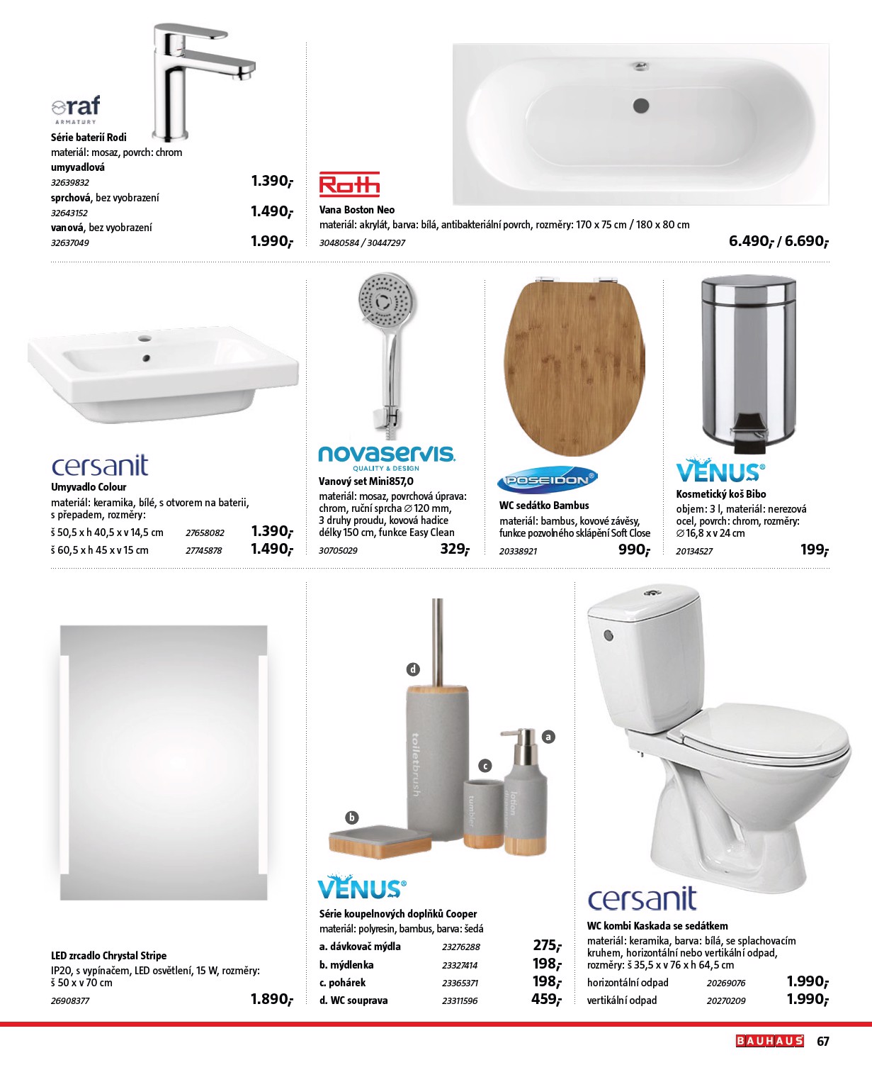 bauhaus - Aktuální leták Bauhaus - Katalog Sanita od 28.10. do 31.03. - page: 67 bauhaus - Aktuální leták Bauhaus - Katalog Sanita od 28.10. do 31.03. - page: 67