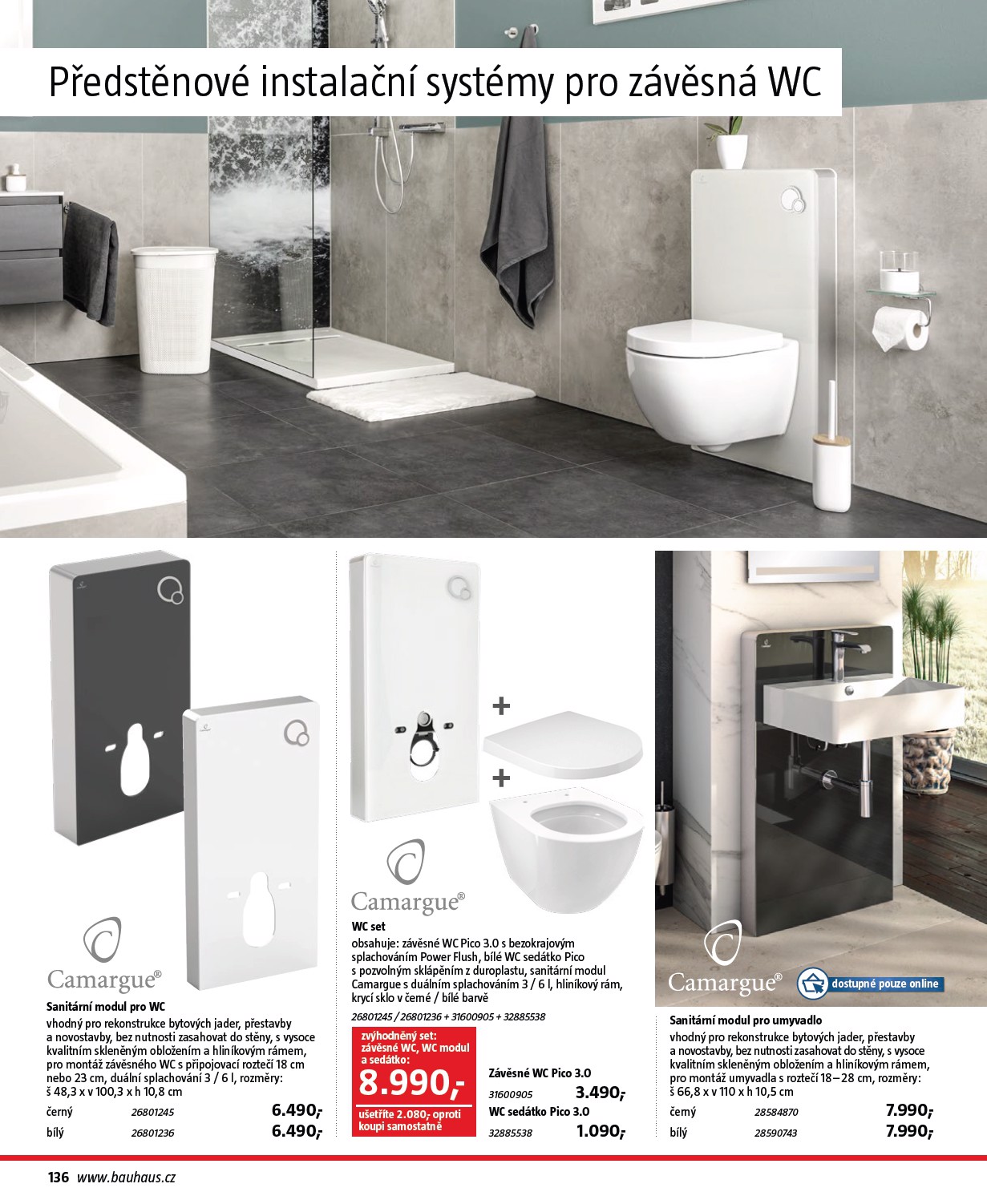 bauhaus - Aktuální leták Bauhaus - Katalog Sanita od 28.10. do 31.03. - page: 136 bauhaus - Aktuální leták Bauhaus - Katalog Sanita od 28.10. do 31.03. - page: 136