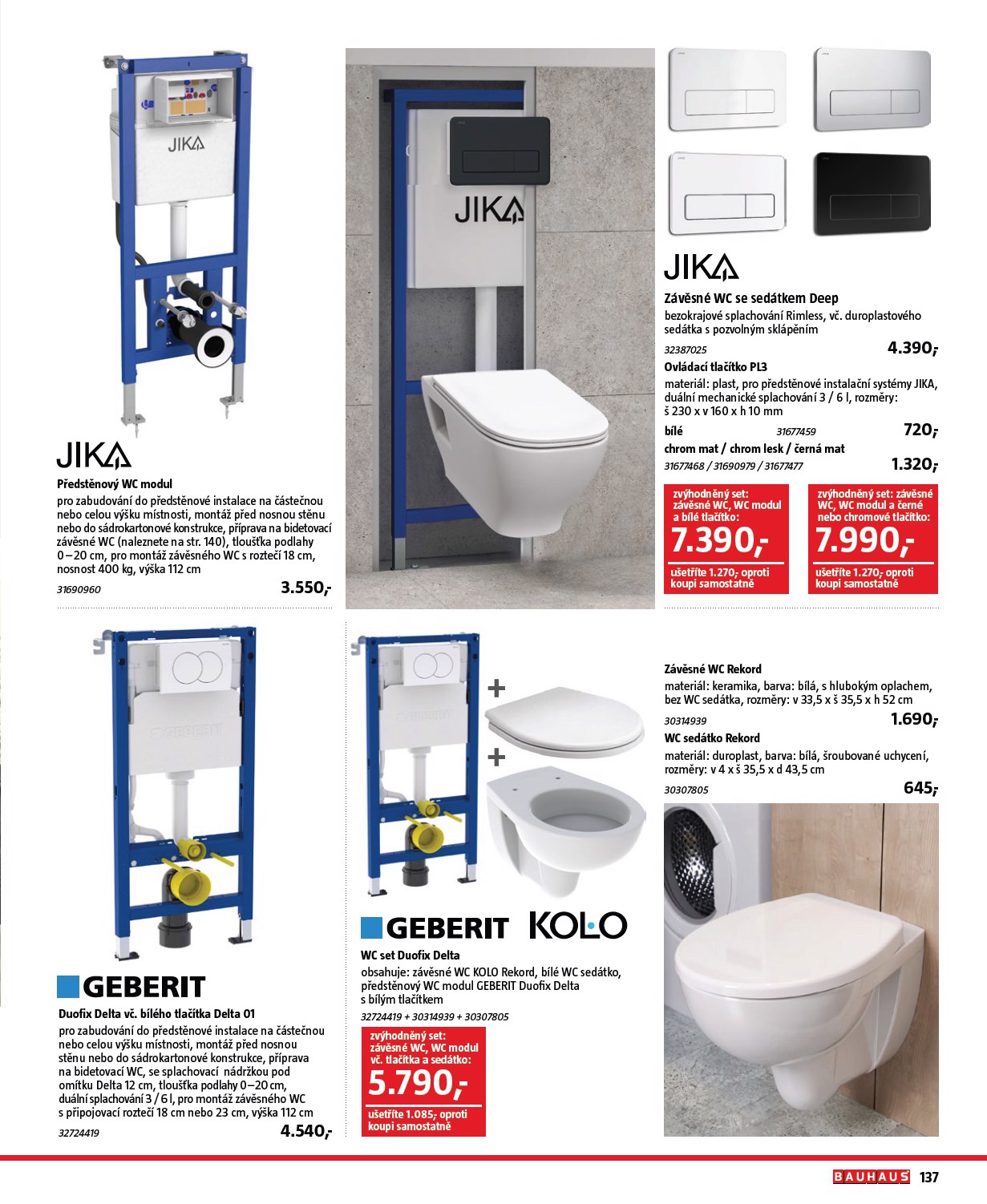 bauhaus - Aktuální leták Bauhaus - Katalog Sanita od 28.10. do 31.03. - page: 137 bauhaus - Aktuální leták Bauhaus - Katalog Sanita od 28.10. do 31.03. - page: 137