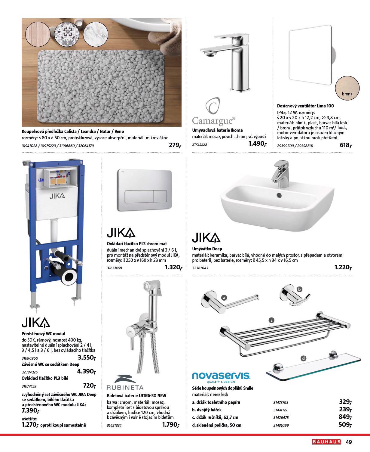 bauhaus - Aktuální leták Bauhaus - Katalog Sanita od 28.10. do 31.03. - page: 49 bauhaus - Aktuální leták Bauhaus - Katalog Sanita od 28.10. do 31.03. - page: 49