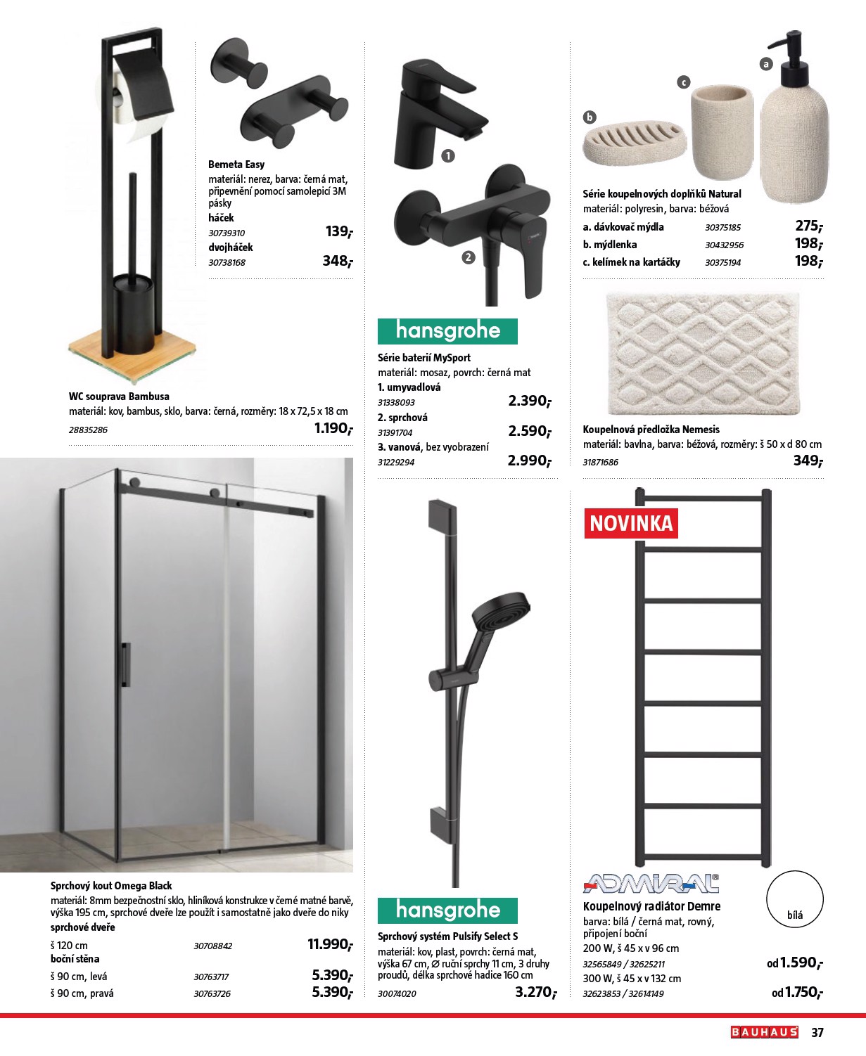 bauhaus - Aktuální leták Bauhaus - Katalog Sanita od 28.10. do 31.03. - page: 37 bauhaus - Aktuální leták Bauhaus - Katalog Sanita od 28.10. do 31.03. - page: 37