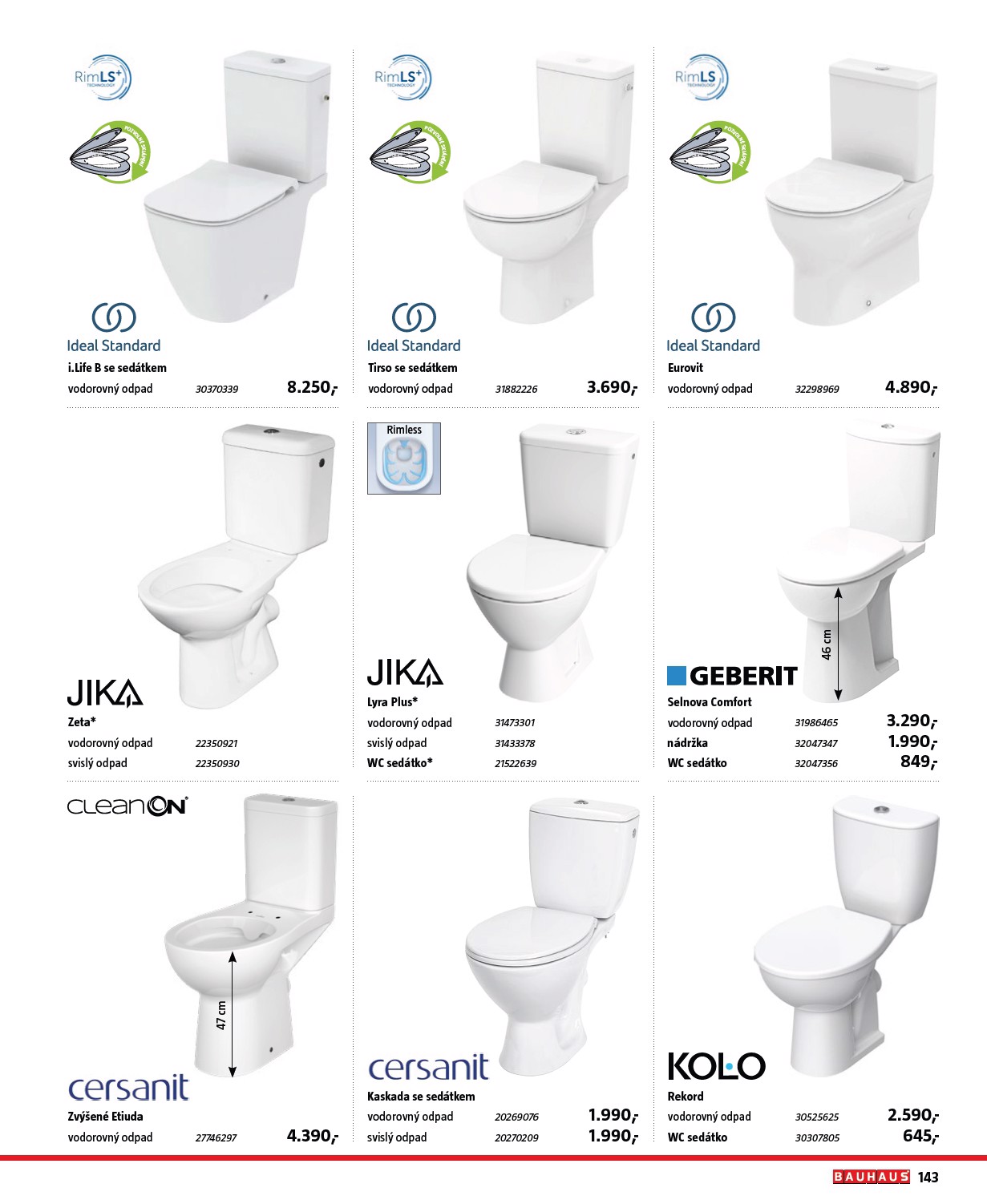 bauhaus - Aktuální leták Bauhaus - Katalog Sanita od 28.10. do 31.03. - page: 143 bauhaus - Aktuální leták Bauhaus - Katalog Sanita od 28.10. do 31.03. - page: 143