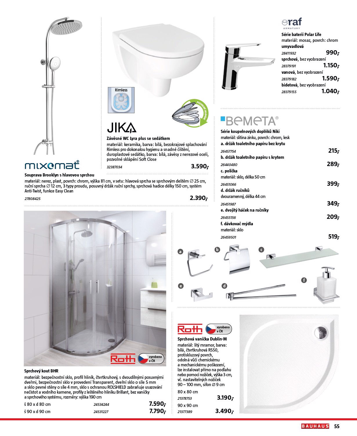 bauhaus - Aktuální leták Bauhaus - Katalog Sanita od 28.10. do 31.03. - page: 55 bauhaus - Aktuální leták Bauhaus - Katalog Sanita od 28.10. do 31.03. - page: 55