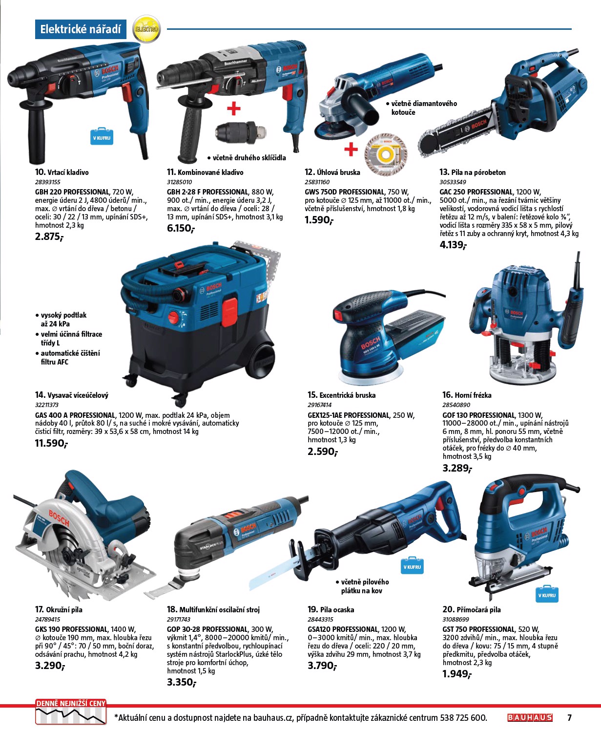 bauhaus - Aktuální leták Bauhaus - Nářadí od 30.10. do 28.02. - page: 7