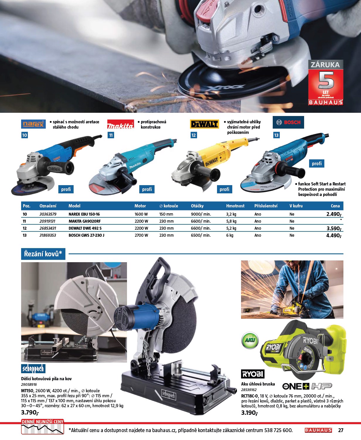 bauhaus - Aktuální leták Bauhaus - Nářadí od 30.10. do 28.02. - page: 27