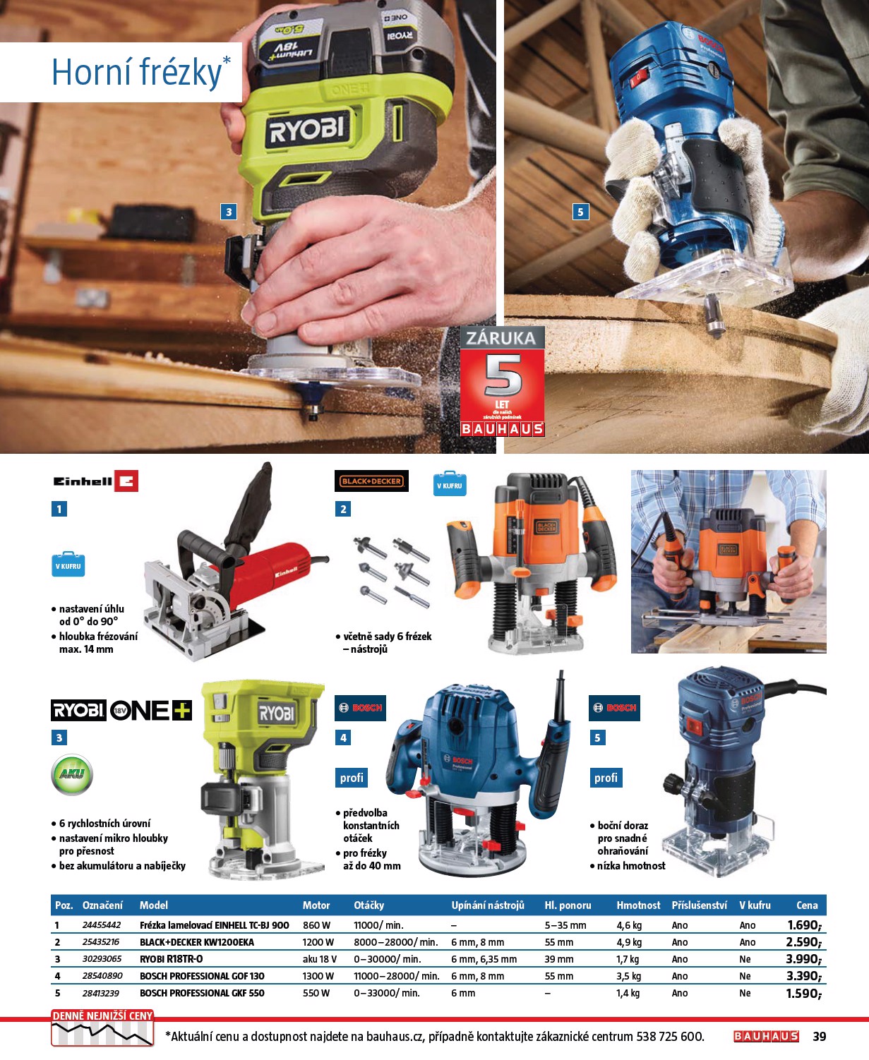 bauhaus - Aktuální leták Bauhaus - Nářadí od 30.10. do 28.02. - page: 39