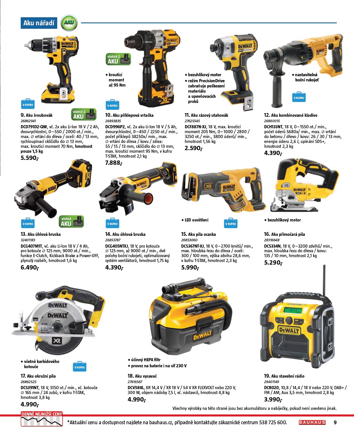 bauhaus - Aktuální leták Bauhaus - Nářadí od 30.10. do 28.02. - page: 9