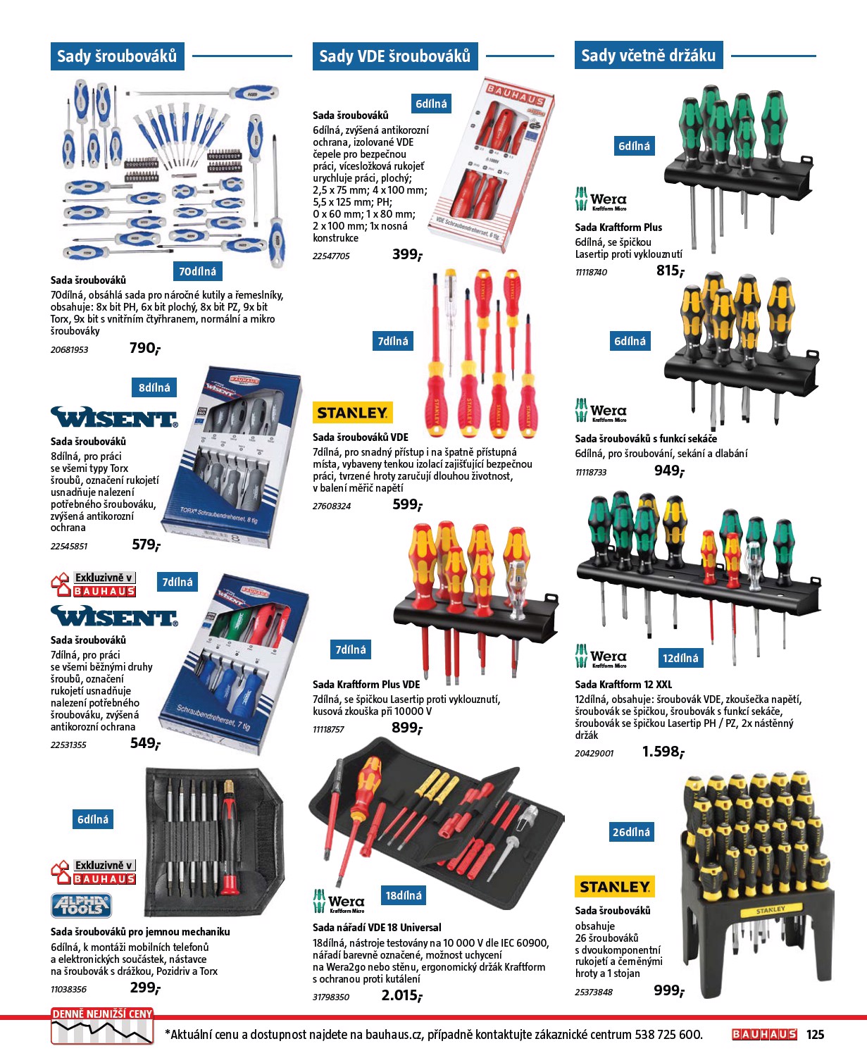 bauhaus - Aktuální leták Bauhaus - Nářadí od 30.10. do 28.02. - page: 125