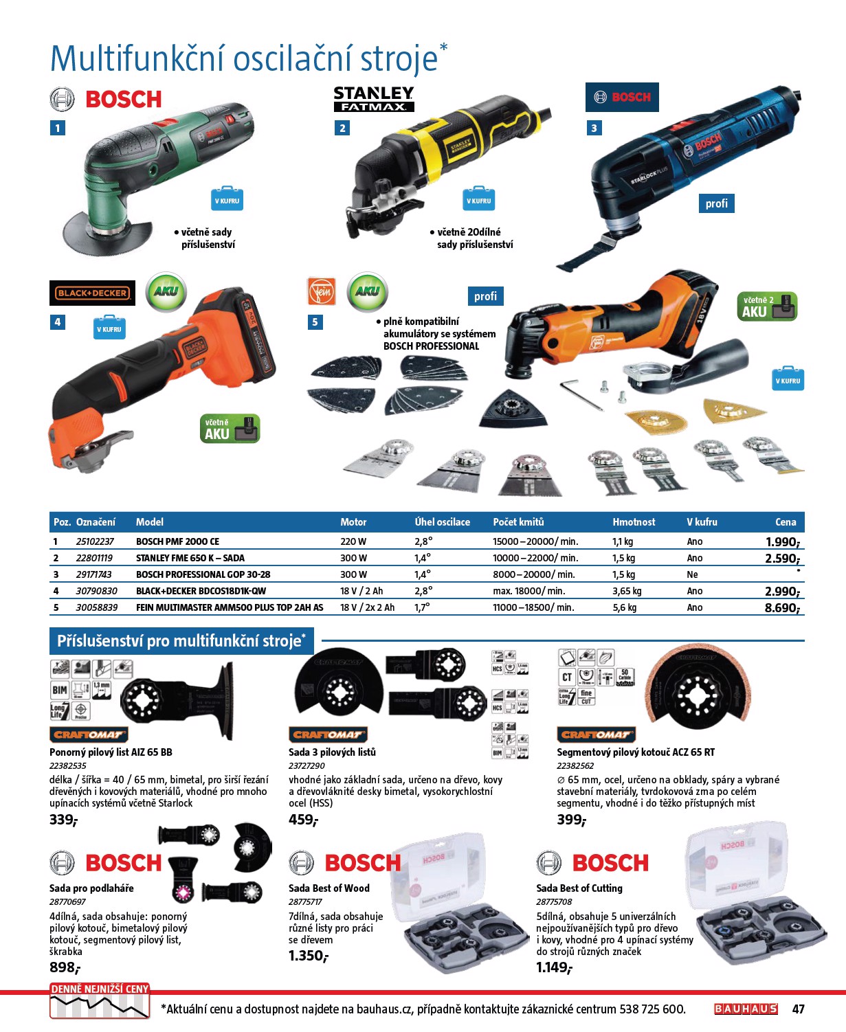bauhaus - Aktuální leták Bauhaus - Nářadí od 30.10. do 28.02. - page: 47