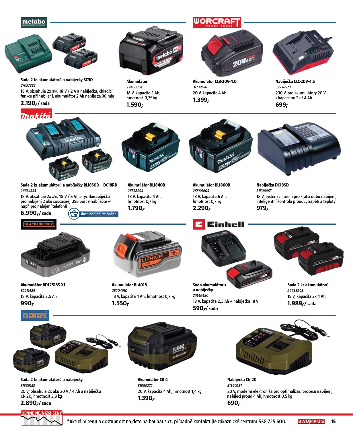 bauhaus - Aktuální leták Bauhaus - Nářadí od 30.10. do 28.02. - page: 15