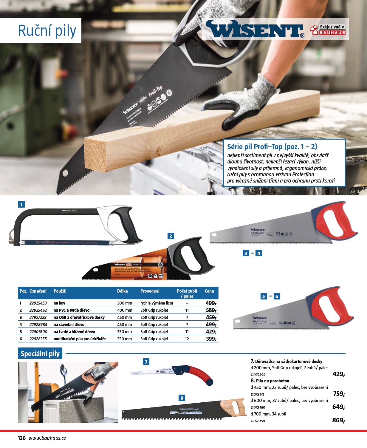 bauhaus - Aktuální leták Bauhaus - Nářadí od 30.10. do 28.02. - page: 136