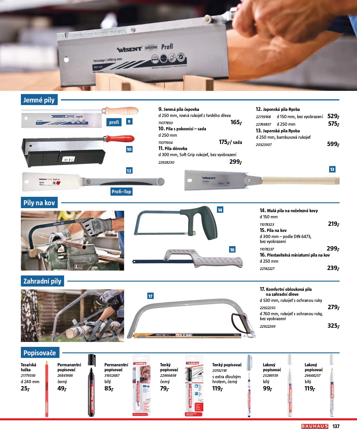 bauhaus - Aktuální leták Bauhaus - Nářadí od 30.10. do 28.02. - page: 137