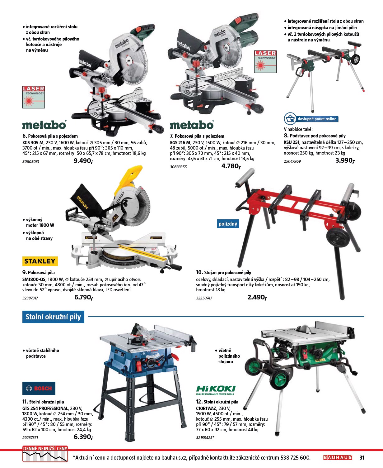 bauhaus - Aktuální leták Bauhaus - Nářadí od 30.10. do 28.02. - page: 31