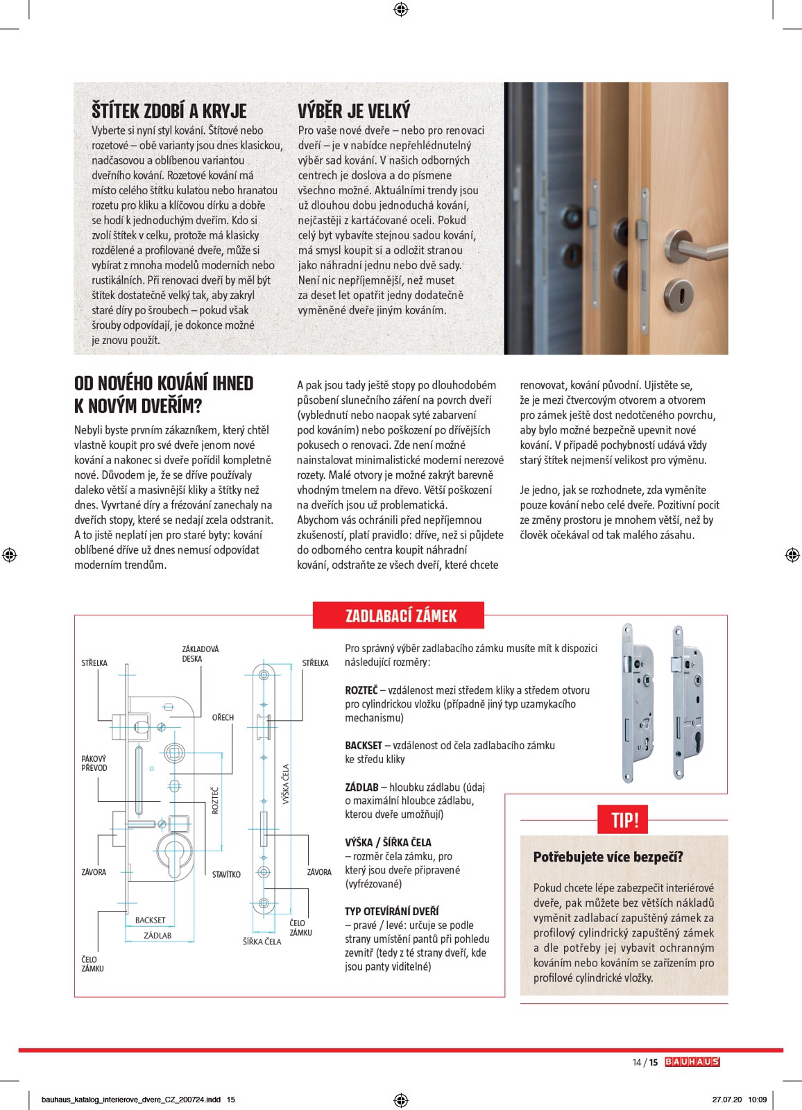 bauhaus - Aktuální leták Bauhaus - Katalog Interiérové dveře od 01.12. do 30.09. - page: 15