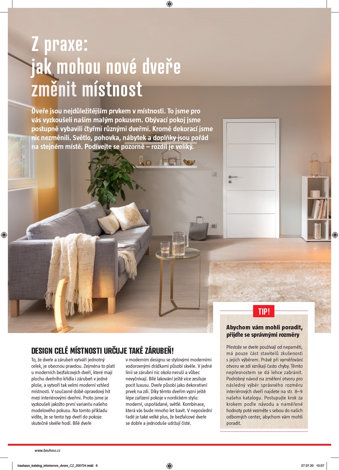 bauhaus - Aktuální leták Bauhaus - Katalog Interiérové dveře od 01.12. do 30.09. - page: 6