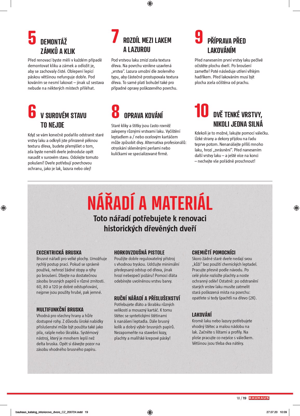 bauhaus - Aktuální leták Bauhaus - Katalog Interiérové dveře od 01.12. do 30.09. - page: 19