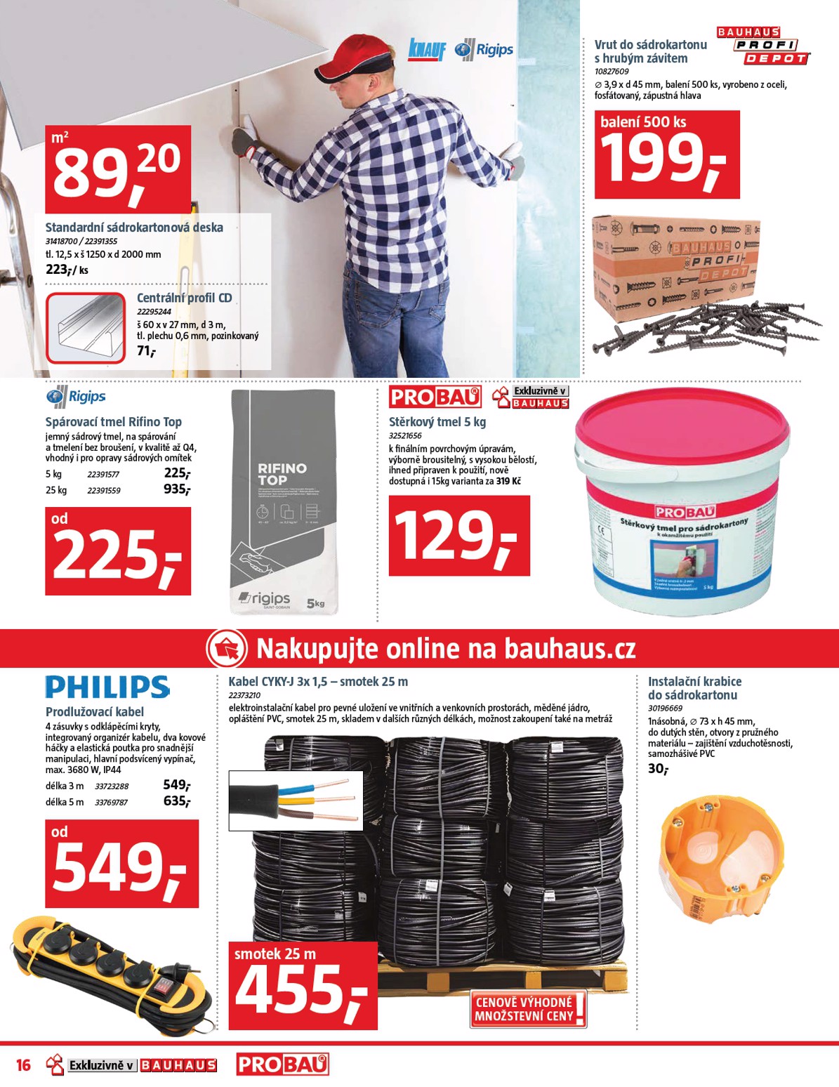 bauhaus - Aktuální leták Bauhaus od 09.01. do 05.02. - page: 16