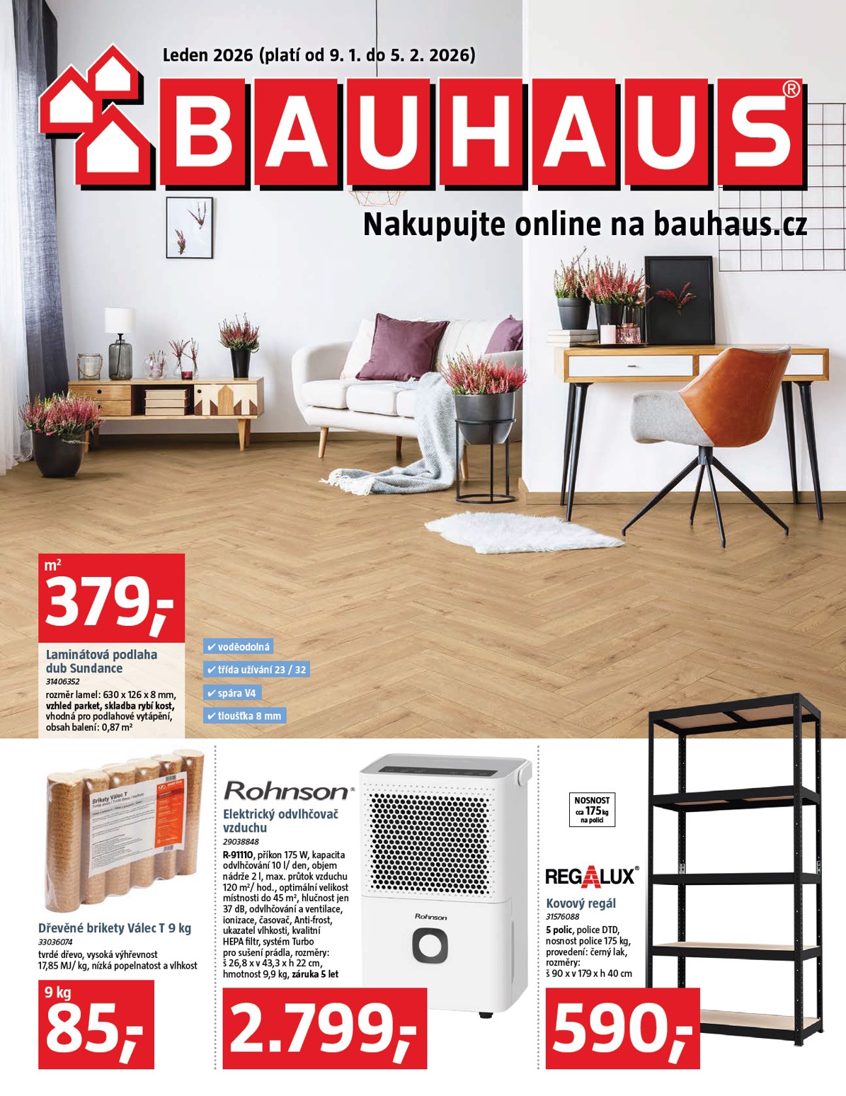 bauhaus - Aktuální leták Bauhaus od 09.01. do 05.02. - page: 1