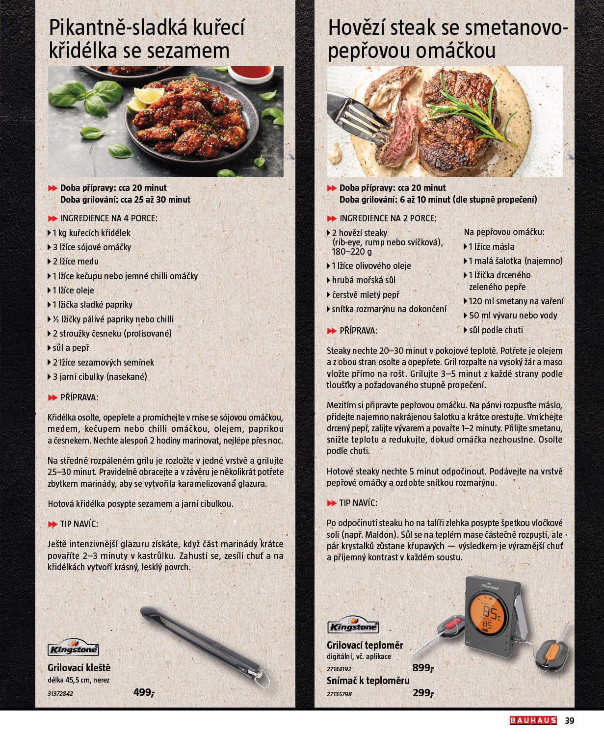 bauhaus - Bauhaus - Grily leták platný od úterý 17.03.2026 do pondělí 31.08.2026 - page: 39