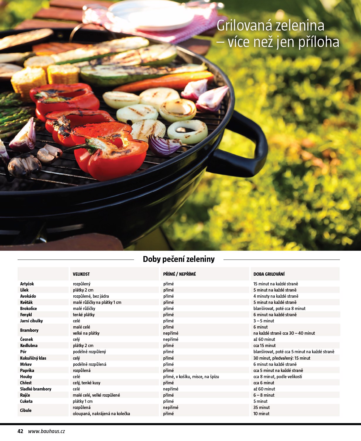 bauhaus - Bauhaus - Grily leták platný od úterý 17.03.2026 do pondělí 31.08.2026 - page: 42