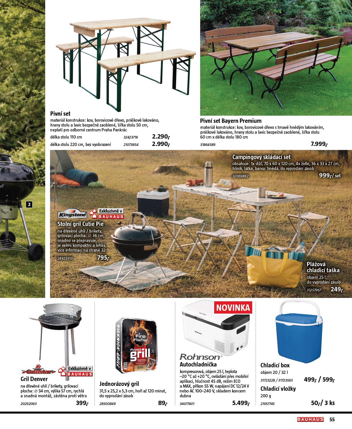 bauhaus - Bauhaus - Grily leták platný od úterý 17.03.2026 do pondělí 31.08.2026 - page: 55