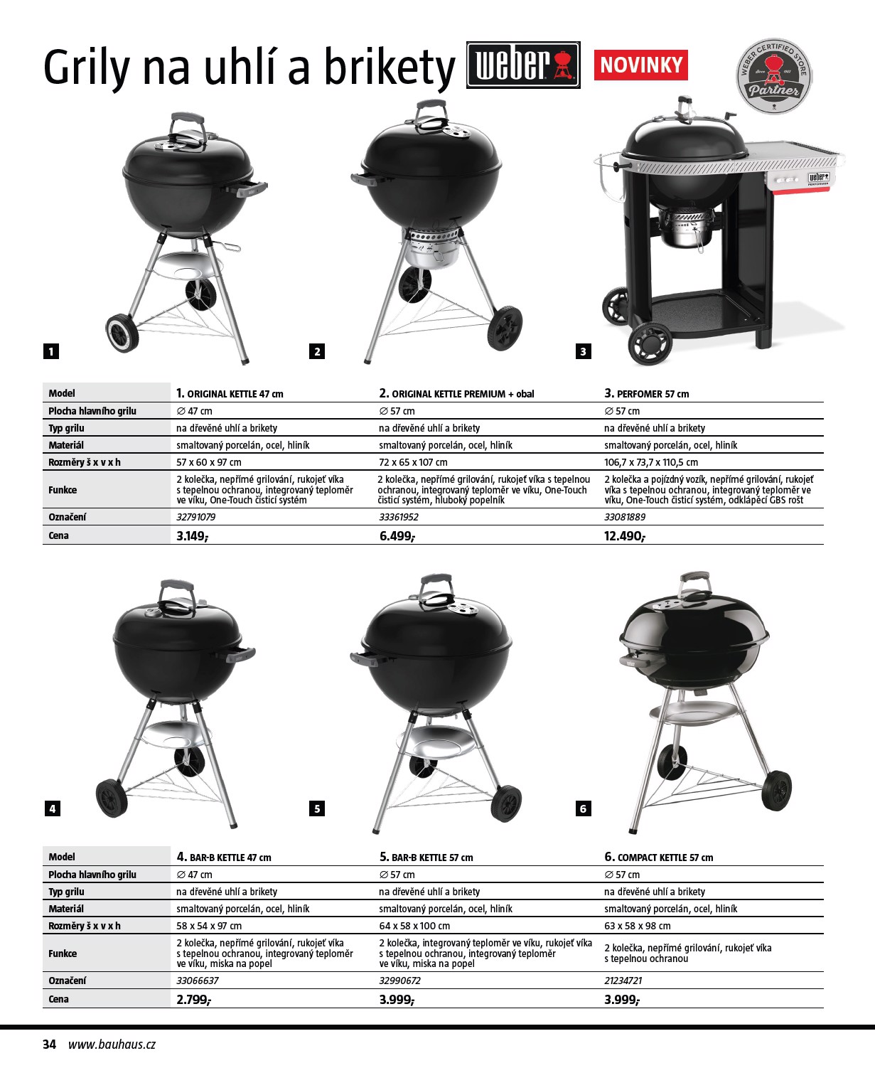 bauhaus - Bauhaus - Grily leták platný od úterý 17.03.2026 do pondělí 31.08.2026 - page: 34