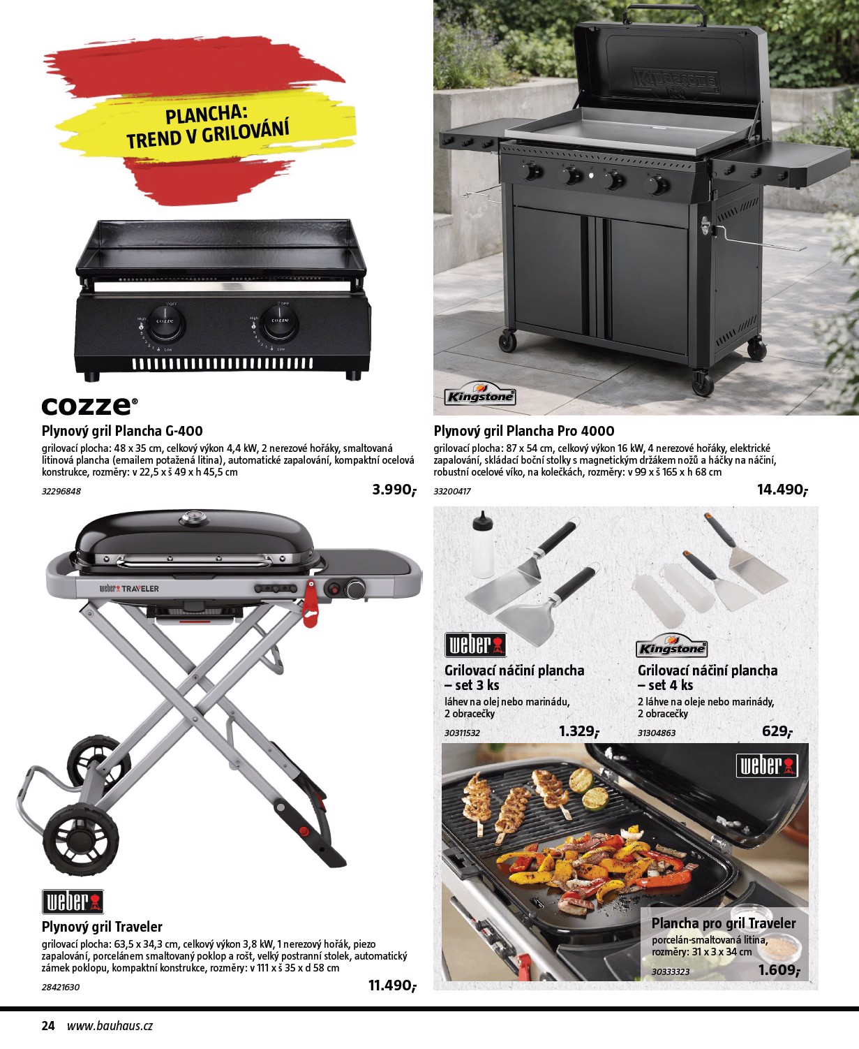 bauhaus - Bauhaus - Grily leták platný od úterý 17.03.2026 do pondělí 31.08.2026 - page: 24